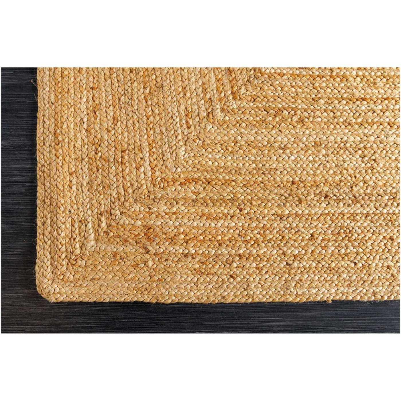 Teppich rechteckig Jute natur 160x230