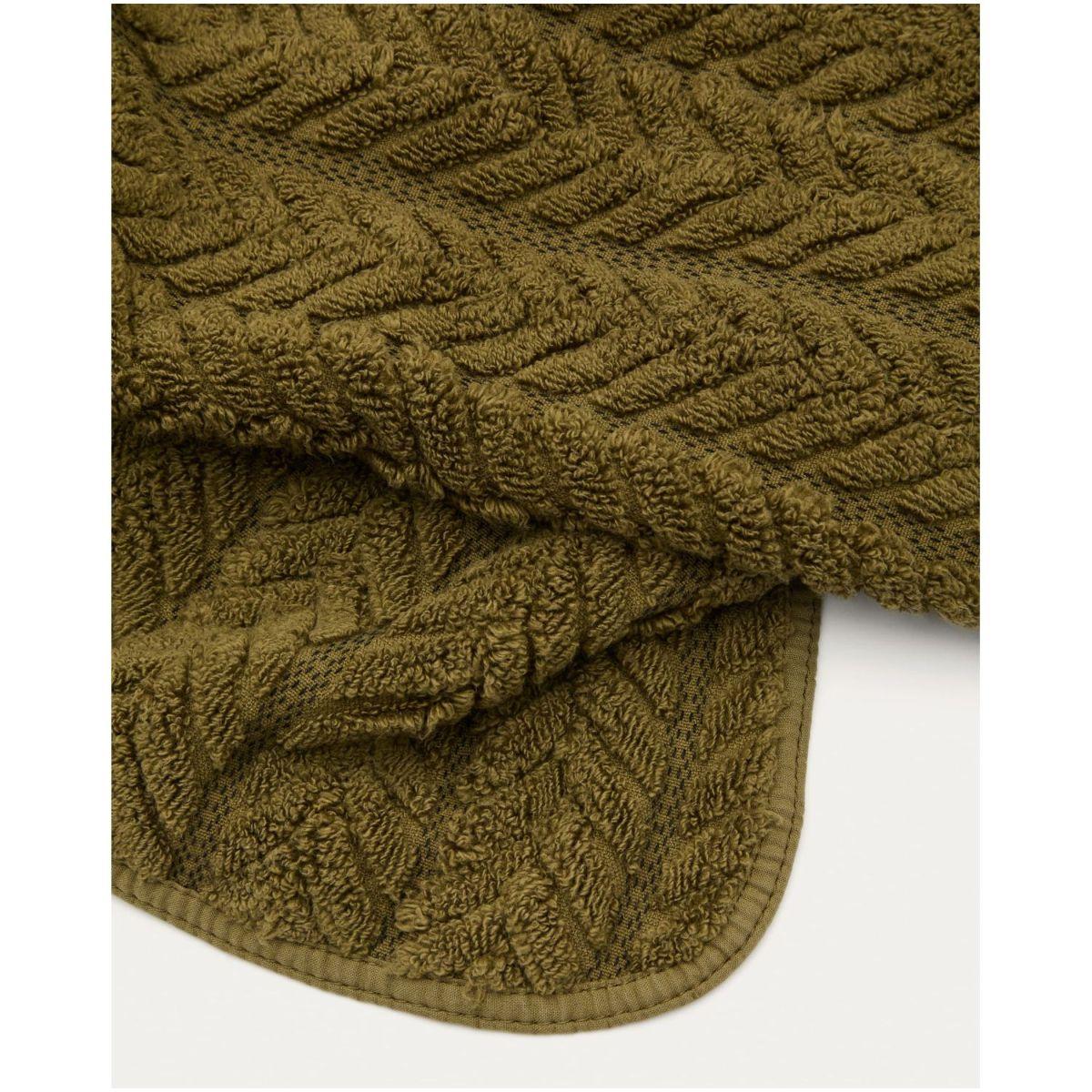 Handtuch Rune 100% Baumwolle Jacquard grün 50x90