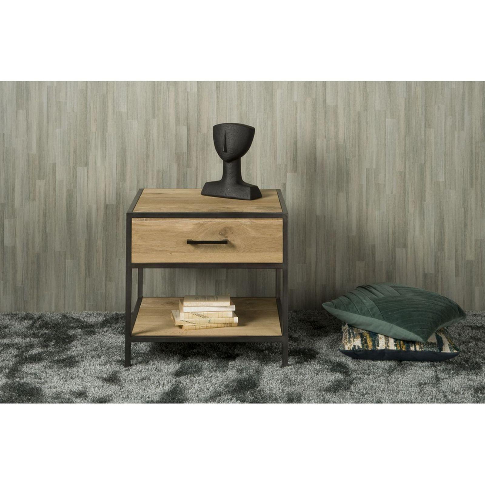 Beistelltisch Jina Eiche natur 60x60