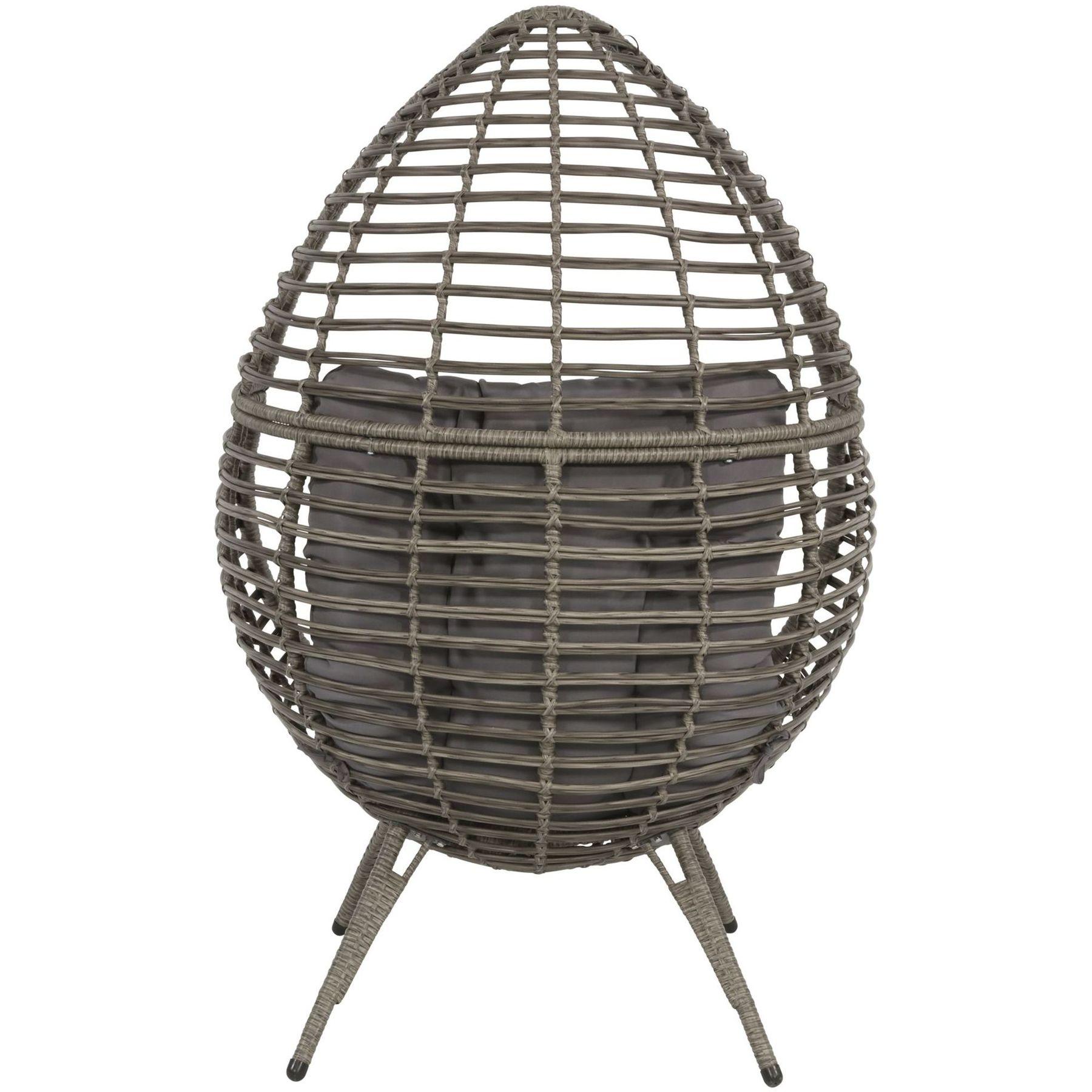 Garten Relaxsessel Egg Billy grau