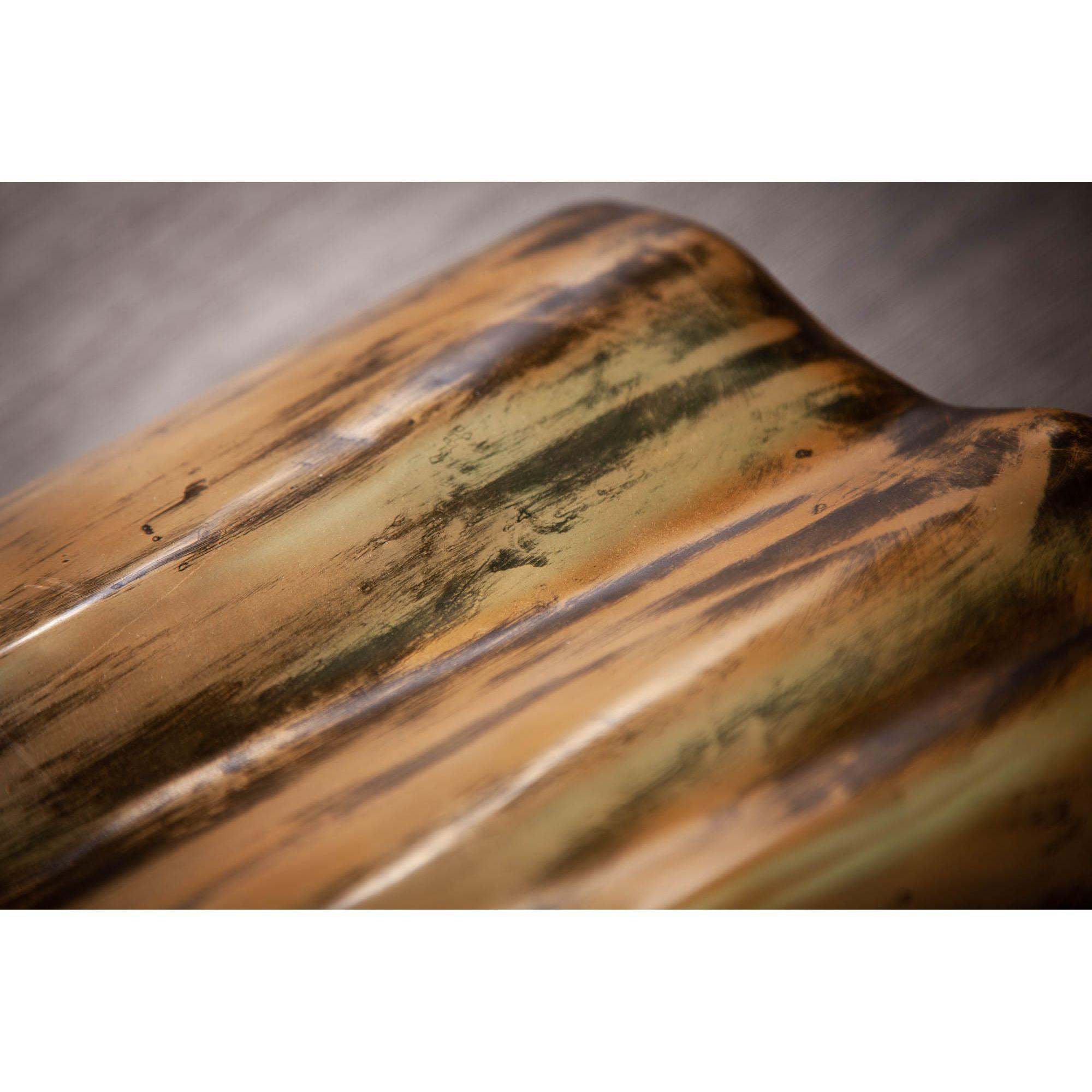Beistelltisch Aluminium Baumstamm gold
