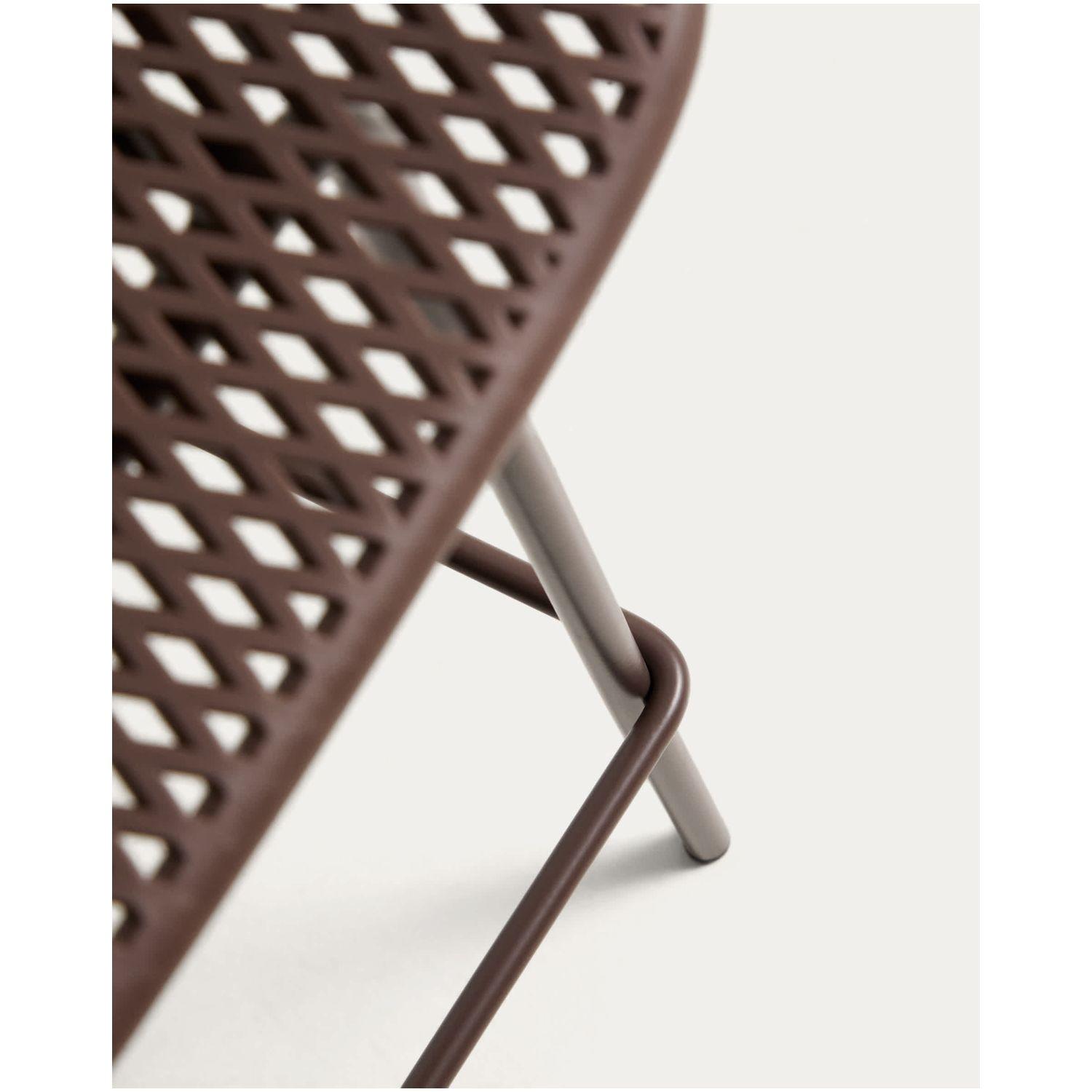 Barhocker Outdoor Garten Quinby Quinby braun Sitzhöhe 65
