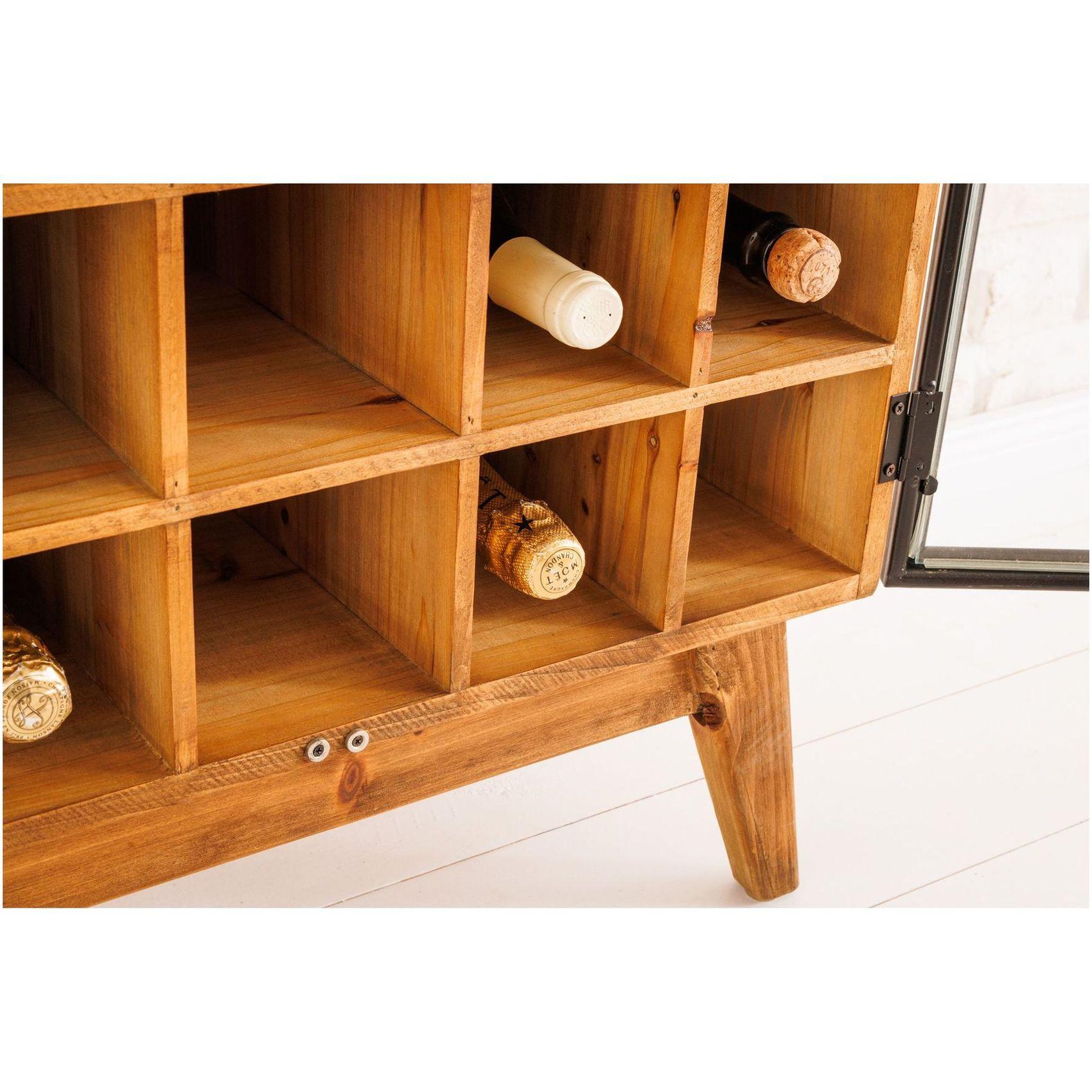 Barschrank Collector Tannenholz natur 60x150