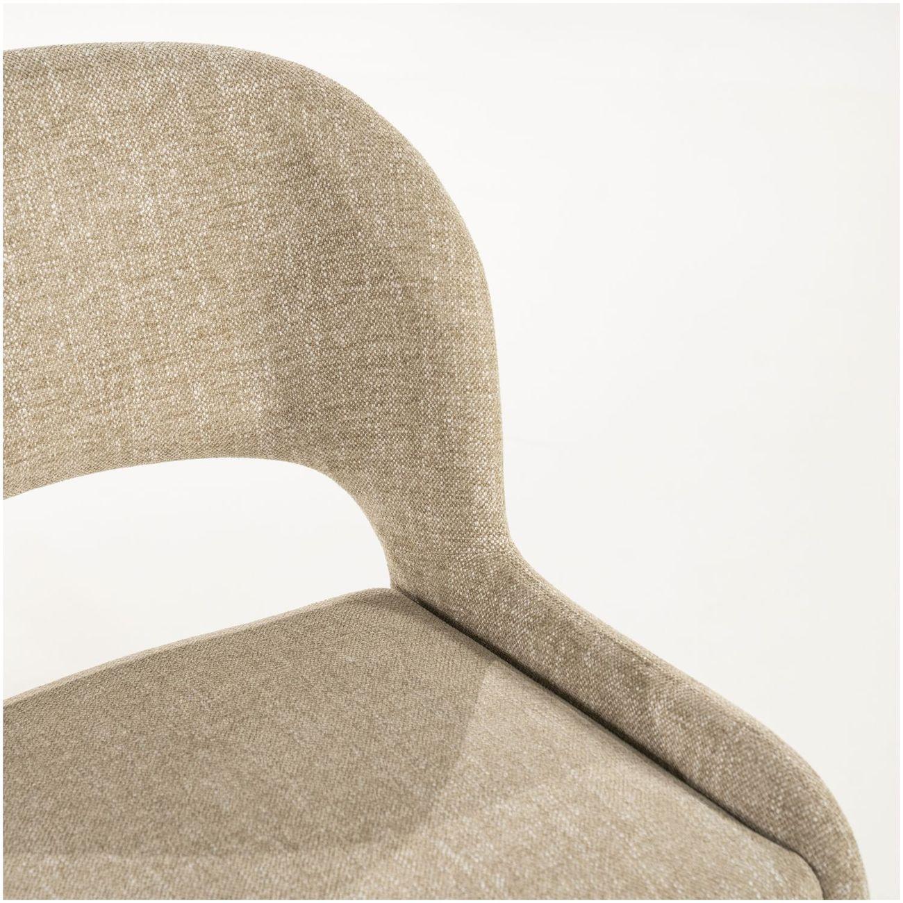 Design Polsterstuhl Serene Stoff taupe