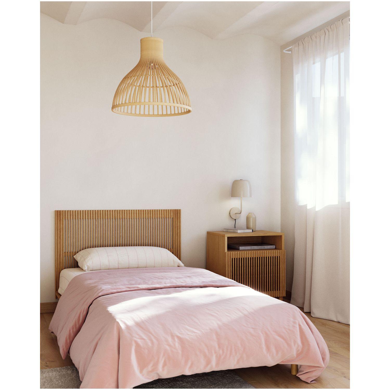 Bett Anielle aus massivem Eschenholz - Grösse: 90x200