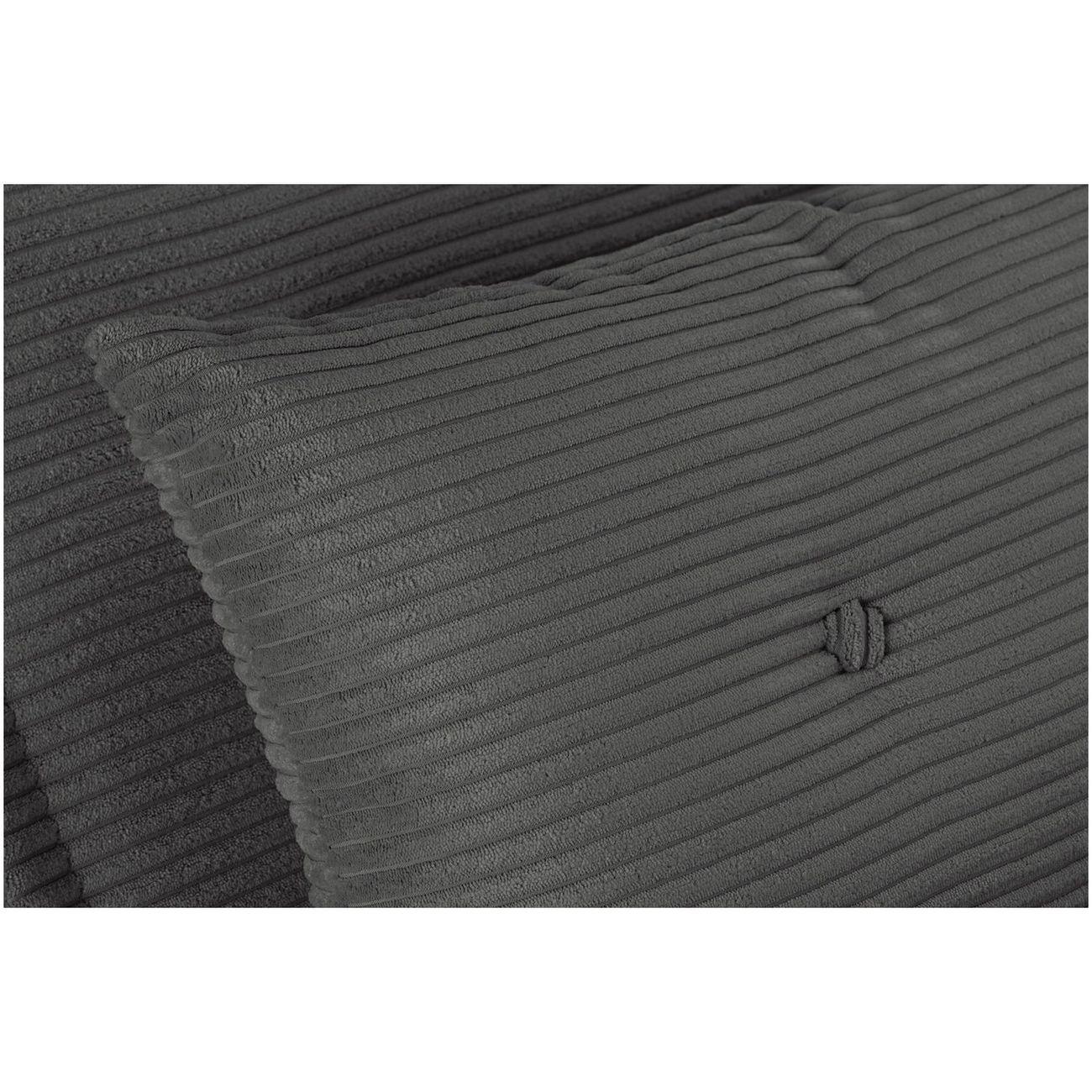 Bettsofa Copenhagen Cord Stoff grau 140