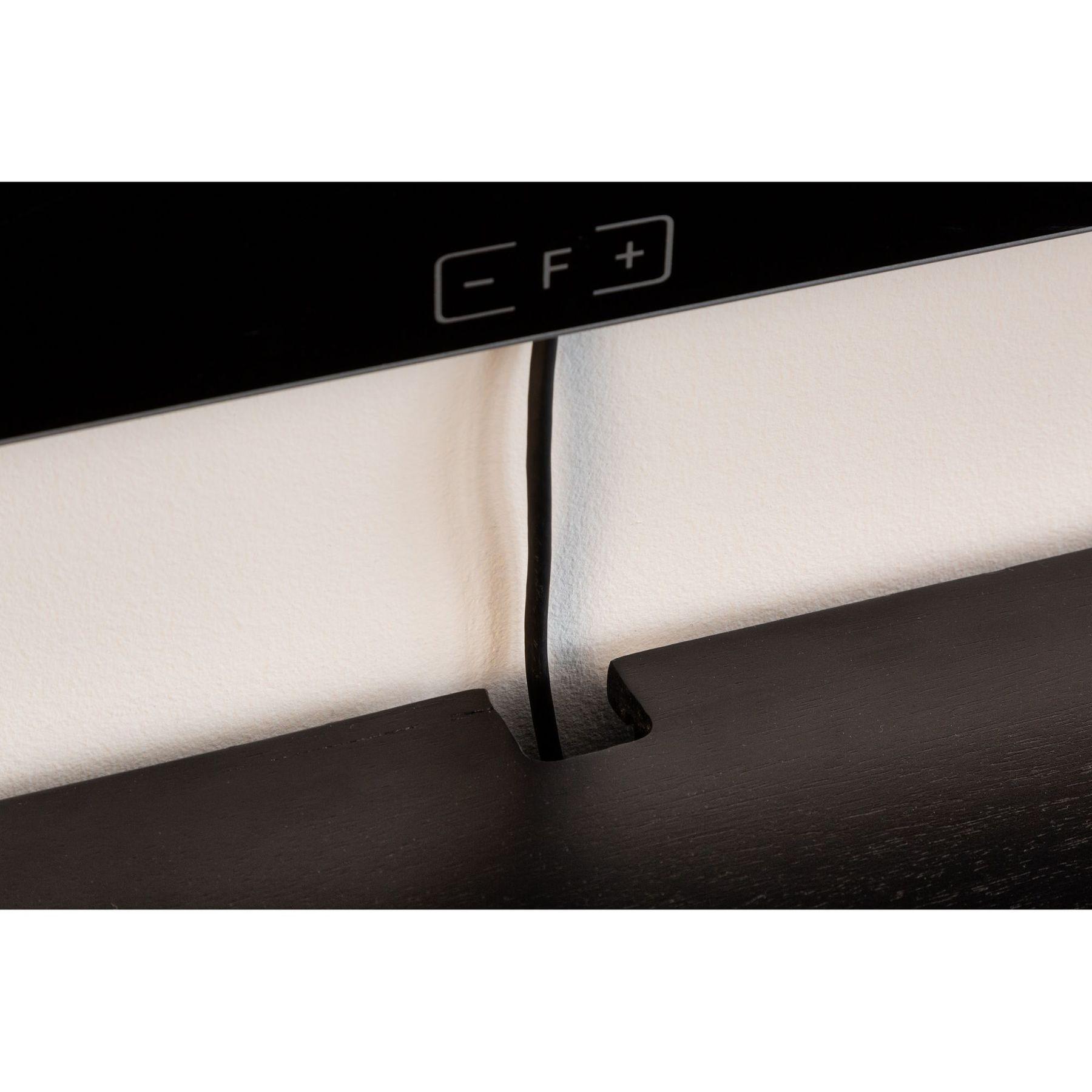 TV Wandmöbel Hängeschrank Vintage Baraya 160 schwarz Mango