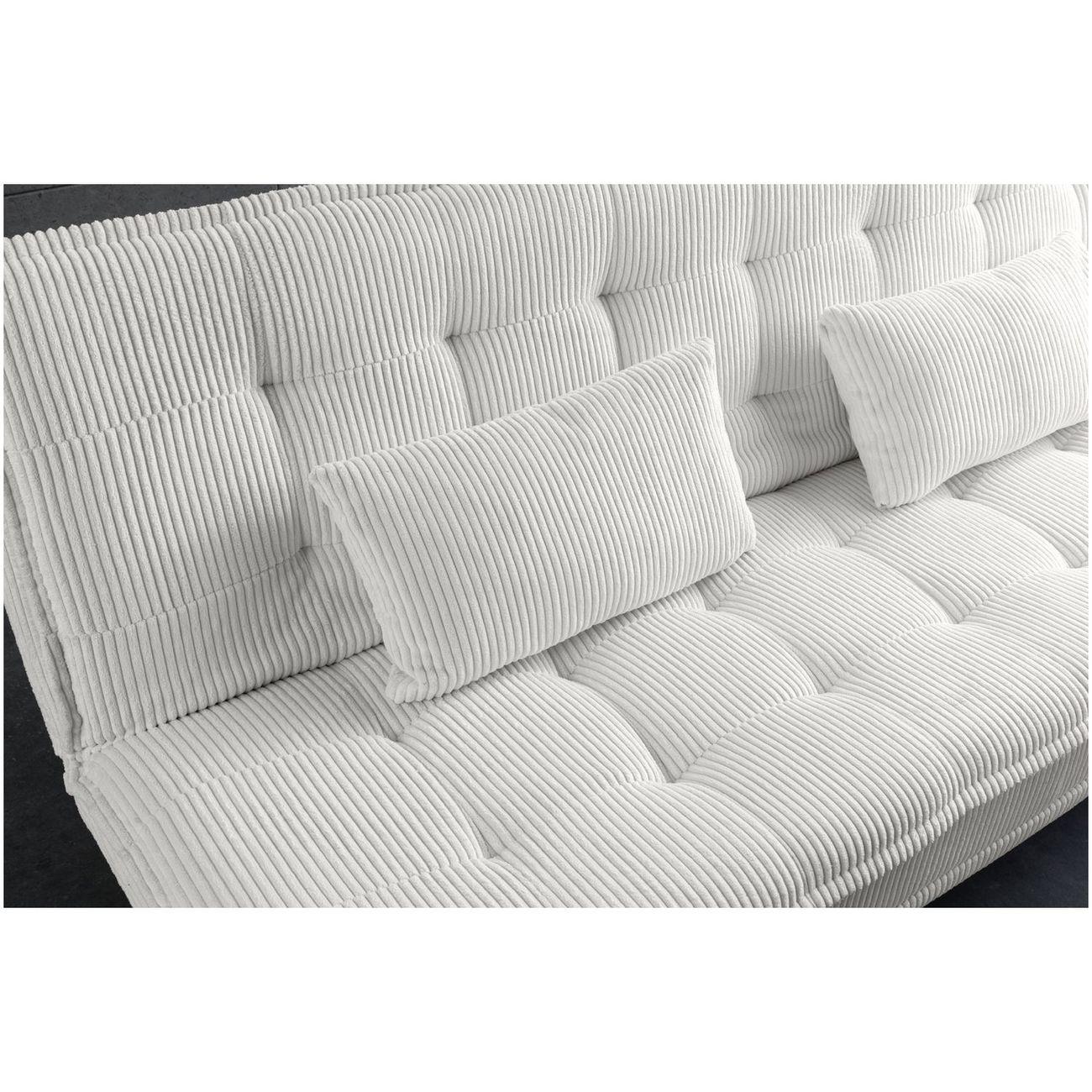 Bettsofa Montreux Cord Stoff beige 190