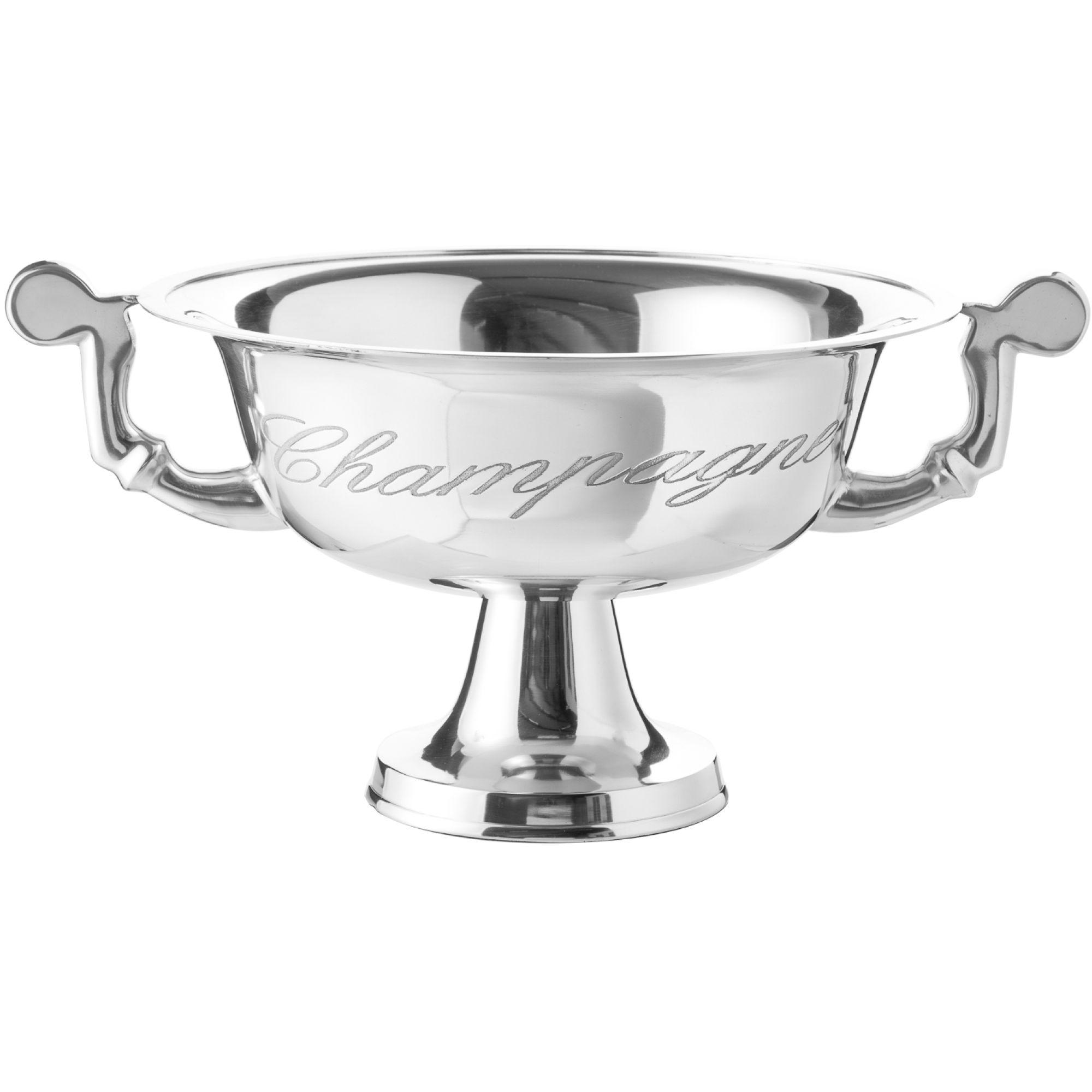 Champagner-Kühler Weinkühler Champagne 40cm Aluminium silber