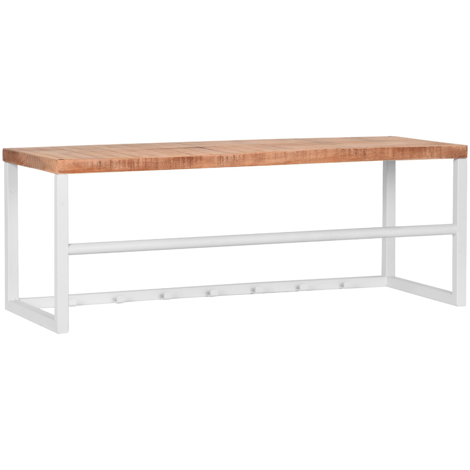 Garderobenleiste Vintage Entrance Weiss 80x30