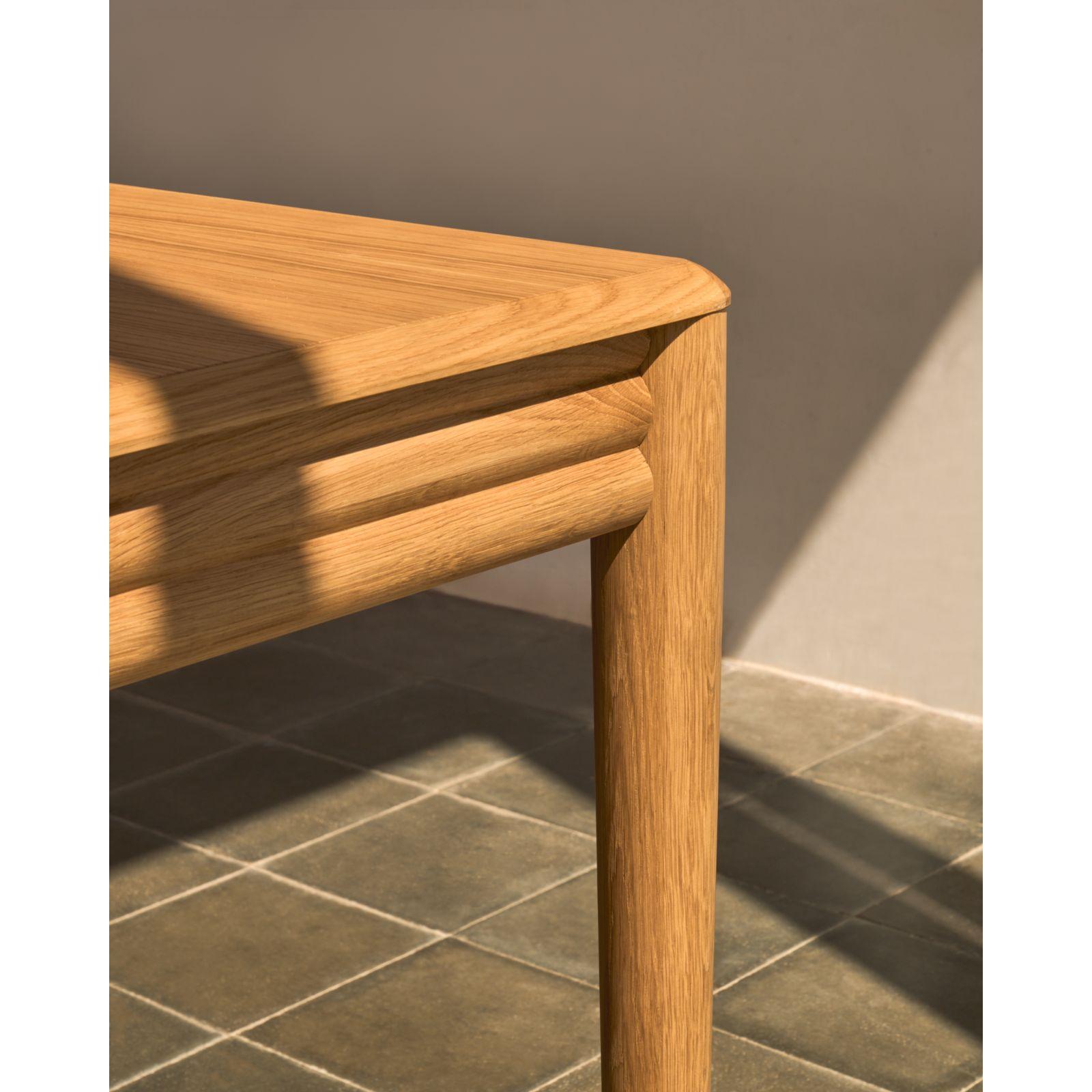 Esstisch ausziehbar Lenon Eichenholz natur - Grösse: 160-240x90