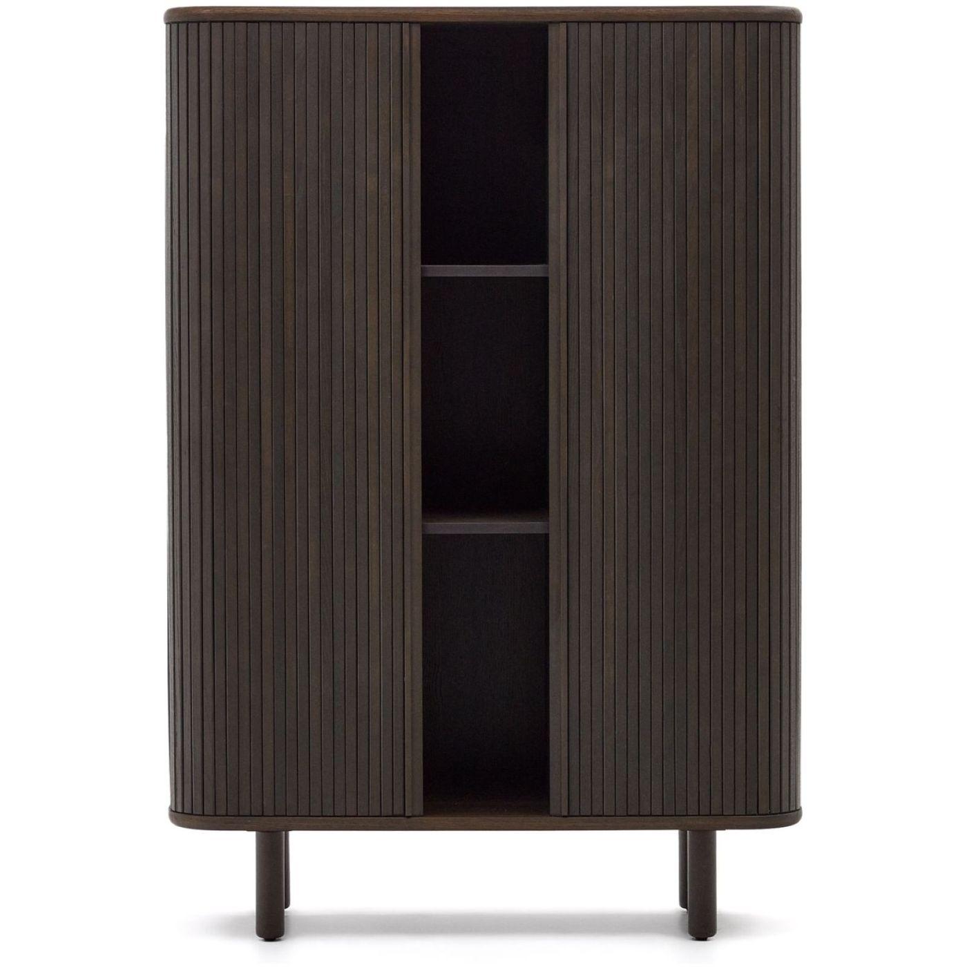 Highboard Mailen 2 Türen Eschenfurnier dunkel 110x160