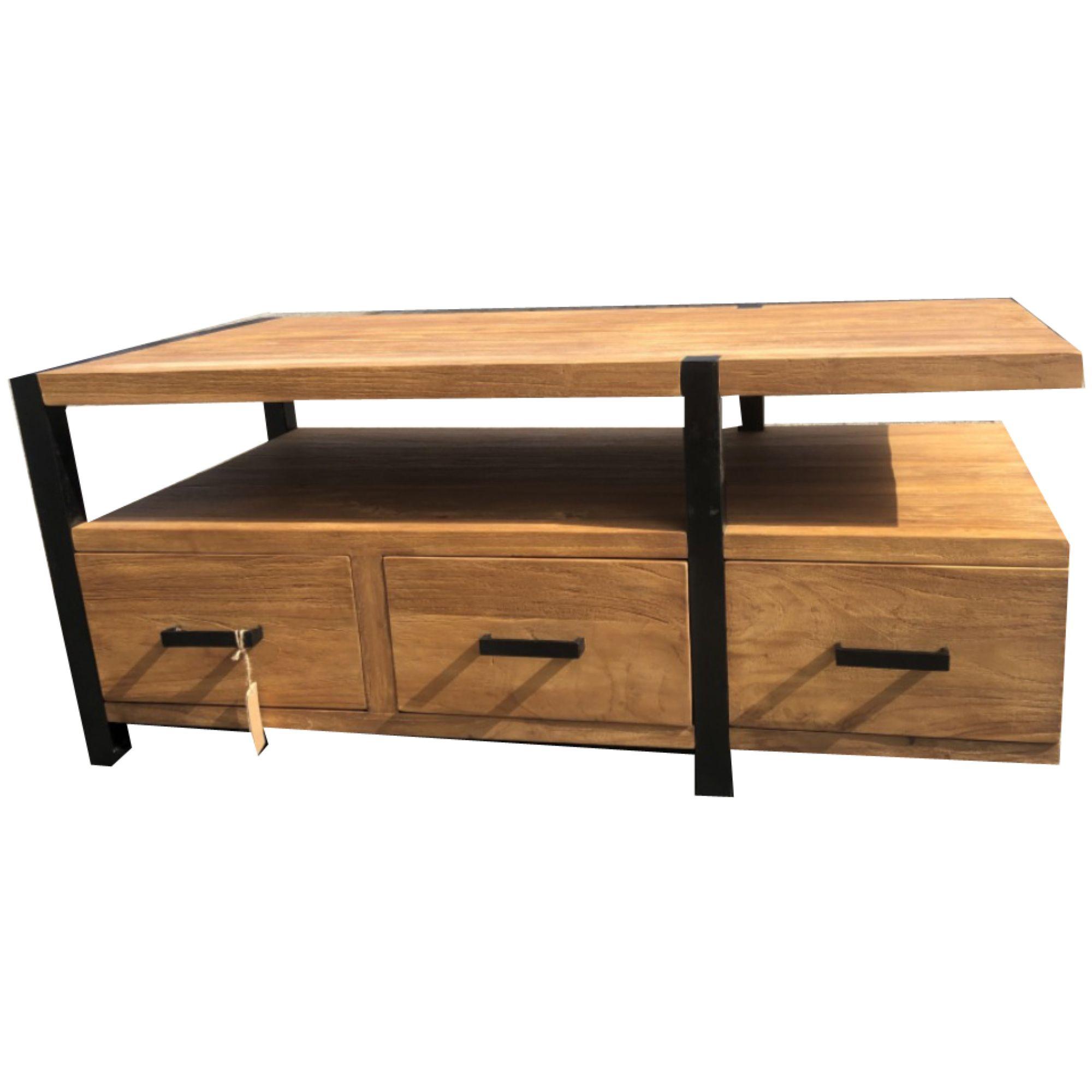 Couchtisch Iron Teak 120x60