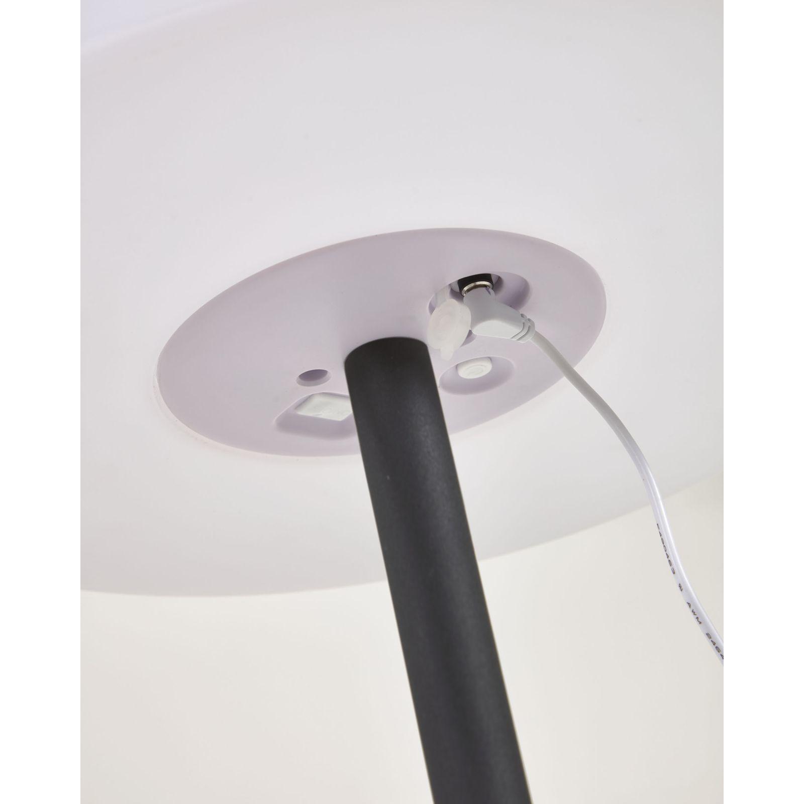 Garten Stehlampe Amy LED weiss-schwarz