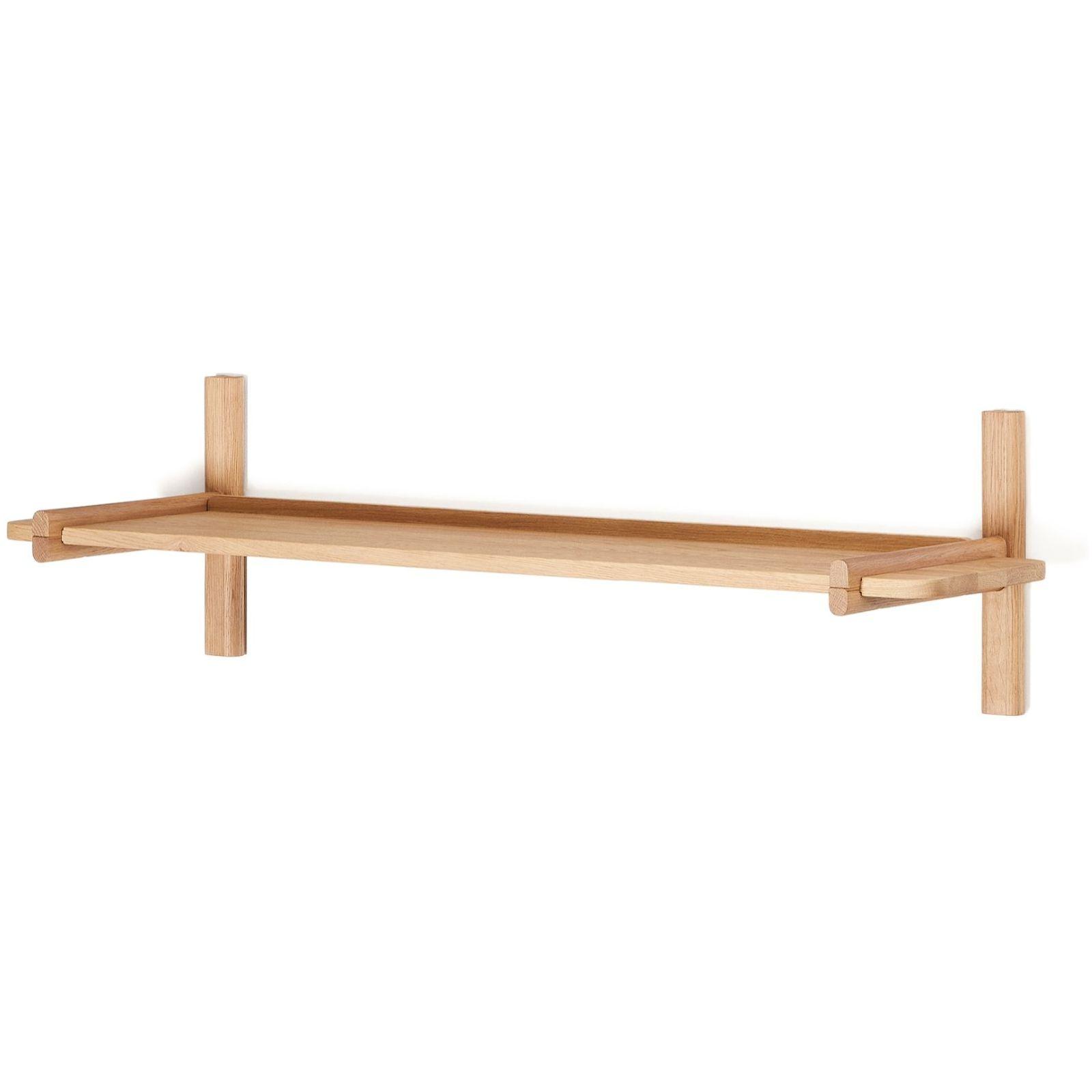 Wandregal 110 Modular Sitra Eichenholz massiv natur 1er