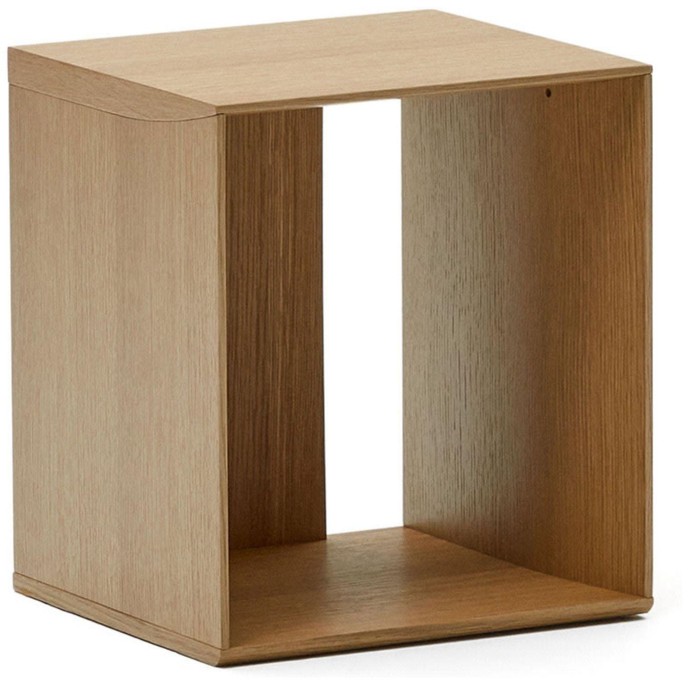 Litto kleines Regalmodul aus Eichenfurnier 34 x 38 cm