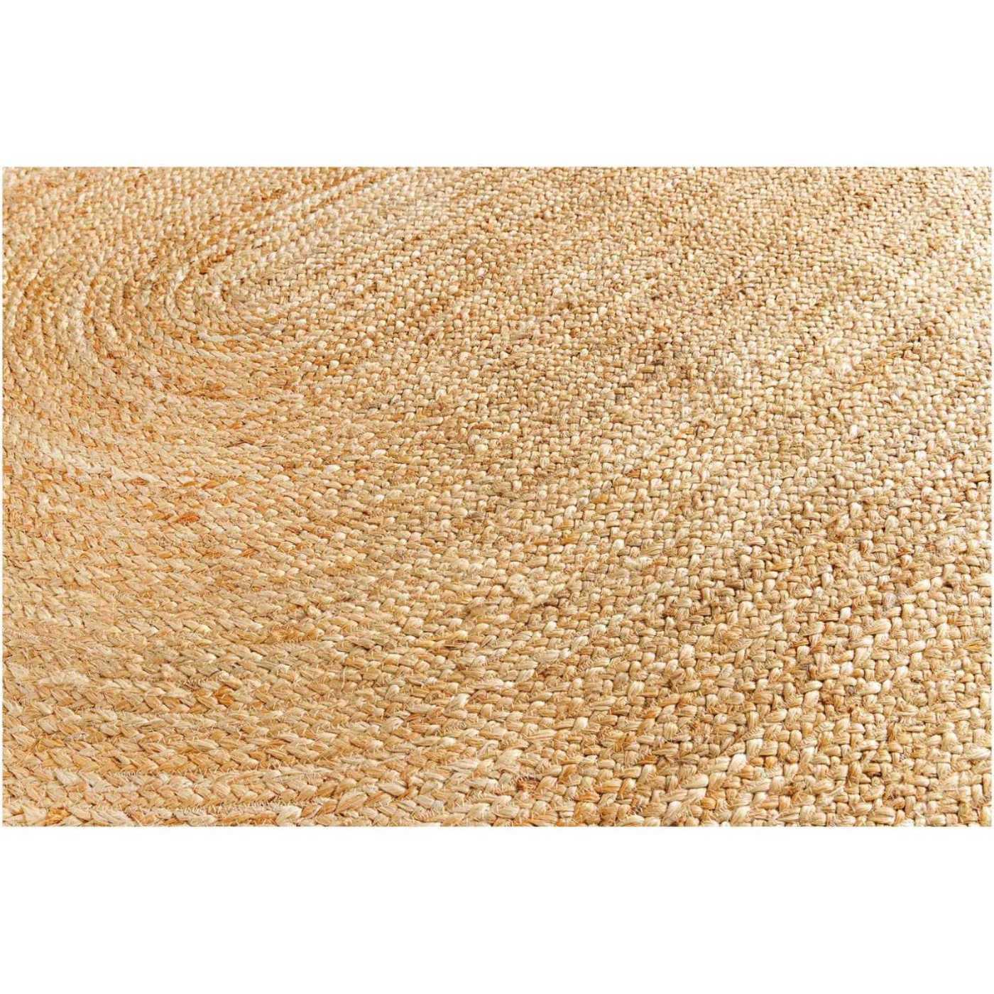 Teppich oval Jute natur 160x230