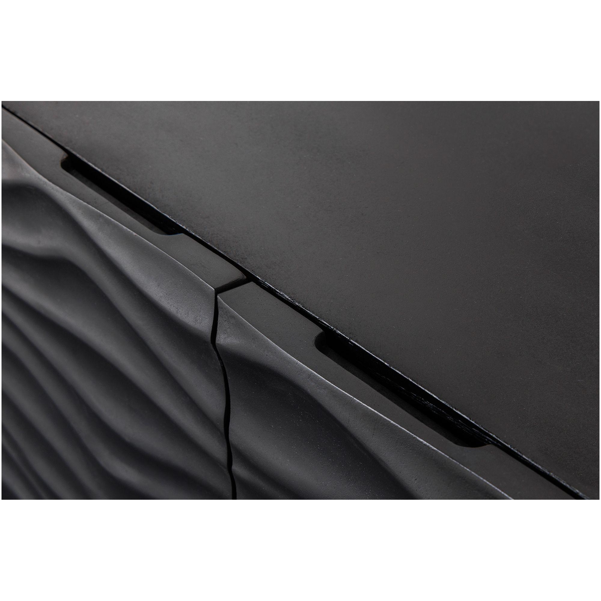 TV Wandmöbel hängend Wave Mangoholz schwarz 160