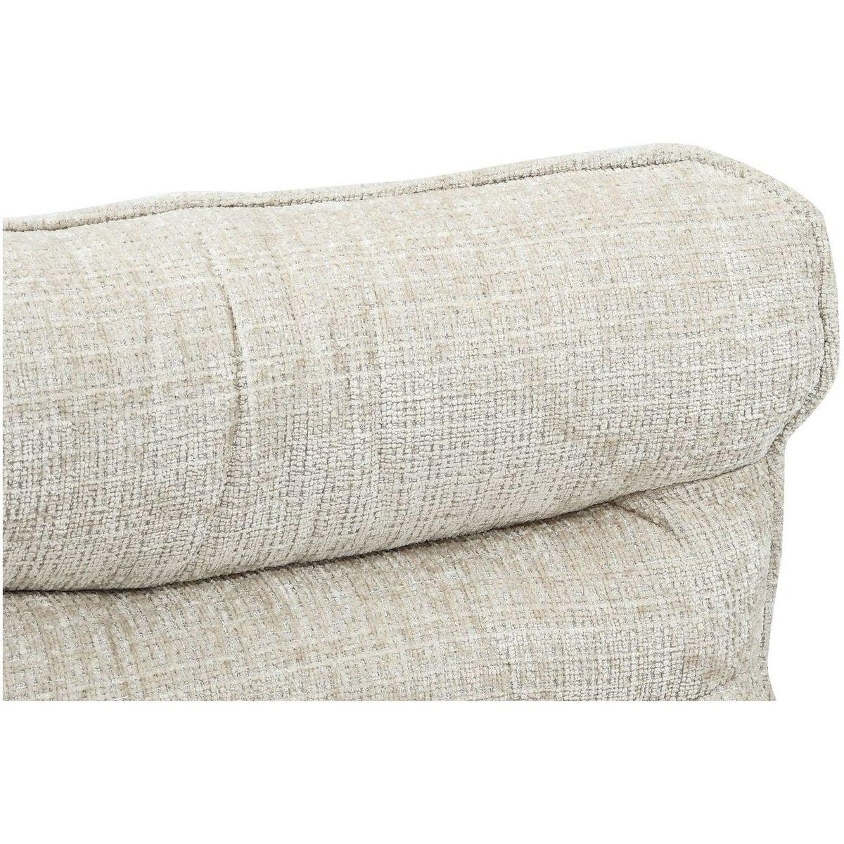 Relaxsessel drehbar Heaven Stoff beige Metall schwarz