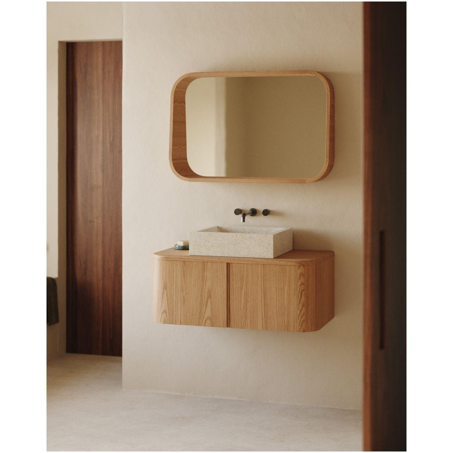 Wandspiegel Salaya Eschenfurnier FSC Mix Credit 90x60