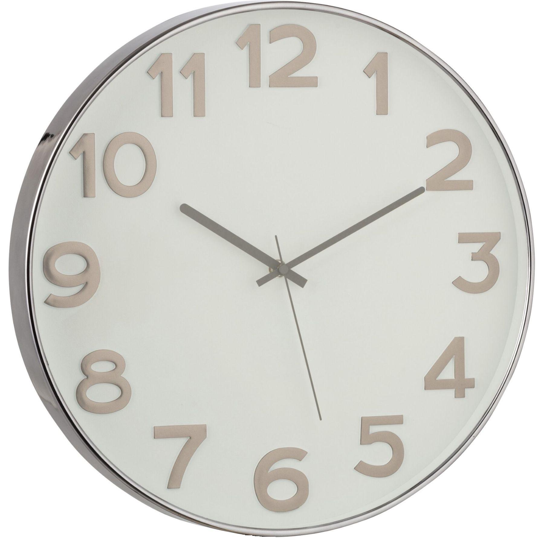 Wanduhr rund Arabische Ziffer dunkelgrau 39x39