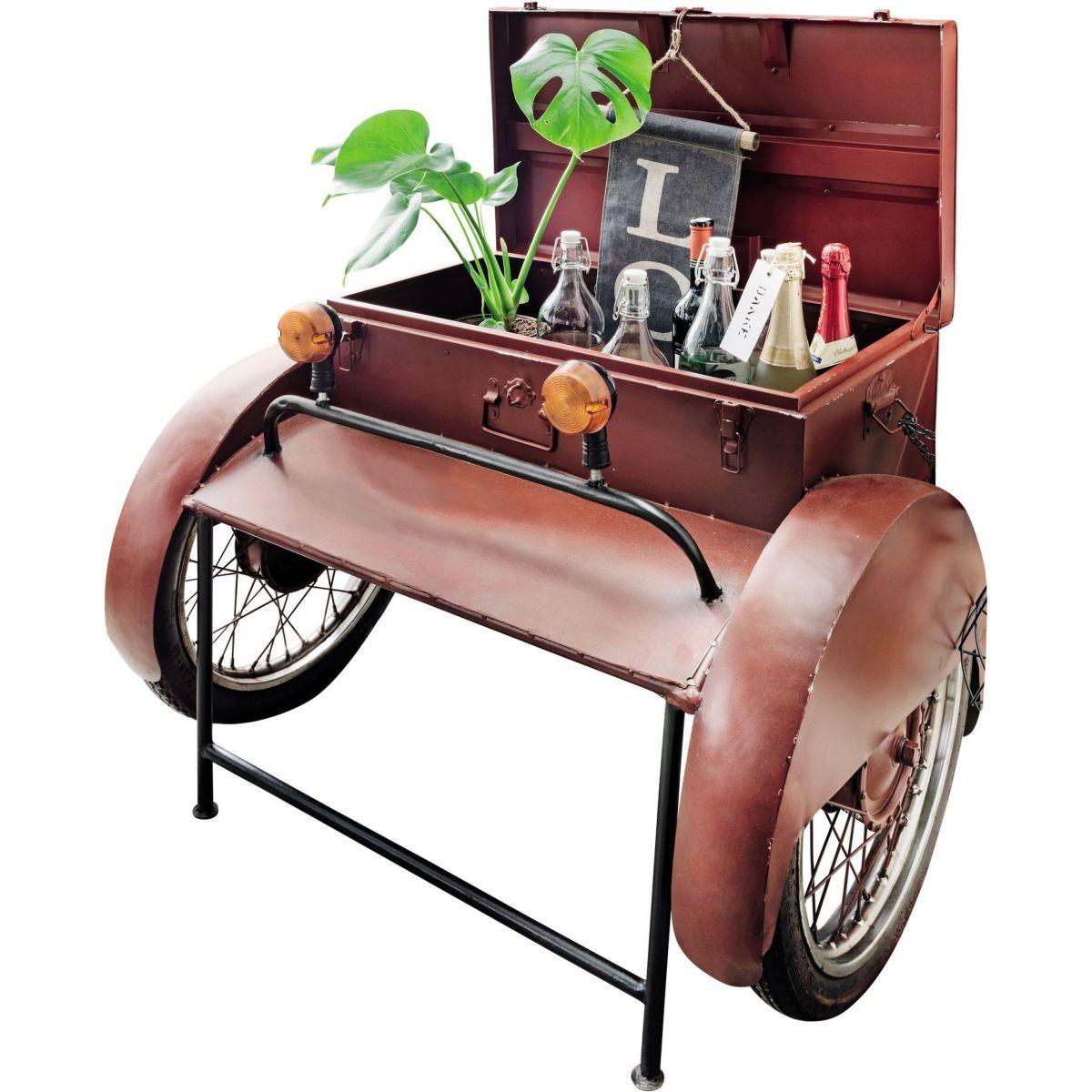 Flaschenregal On Wheels Unikat