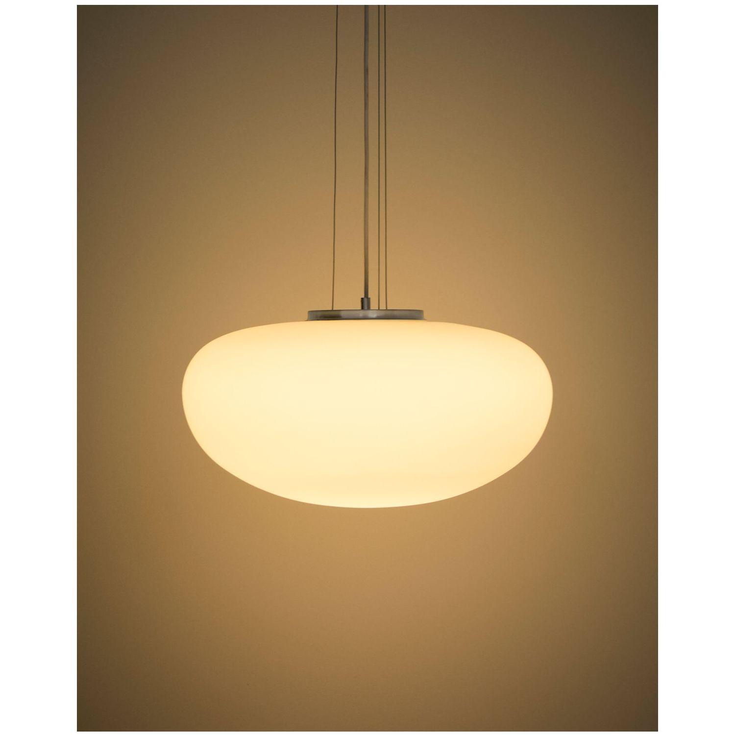 Deckenleuchte Ardali aus Rauchglas und Stahl mit gebürstetem Finish 50x50