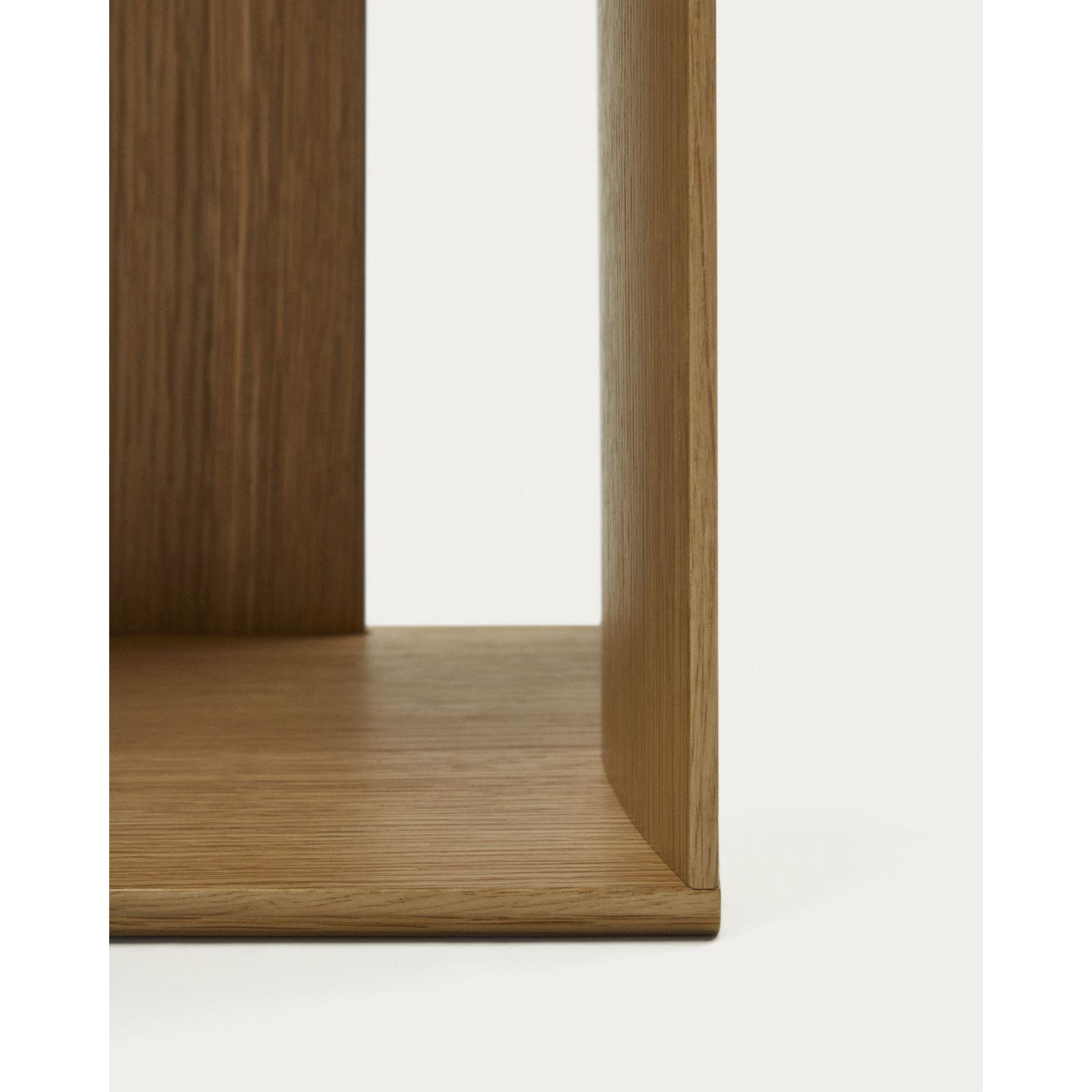 Litto kleines Regalmodul aus Eichenfurnier 34 x 38 cm