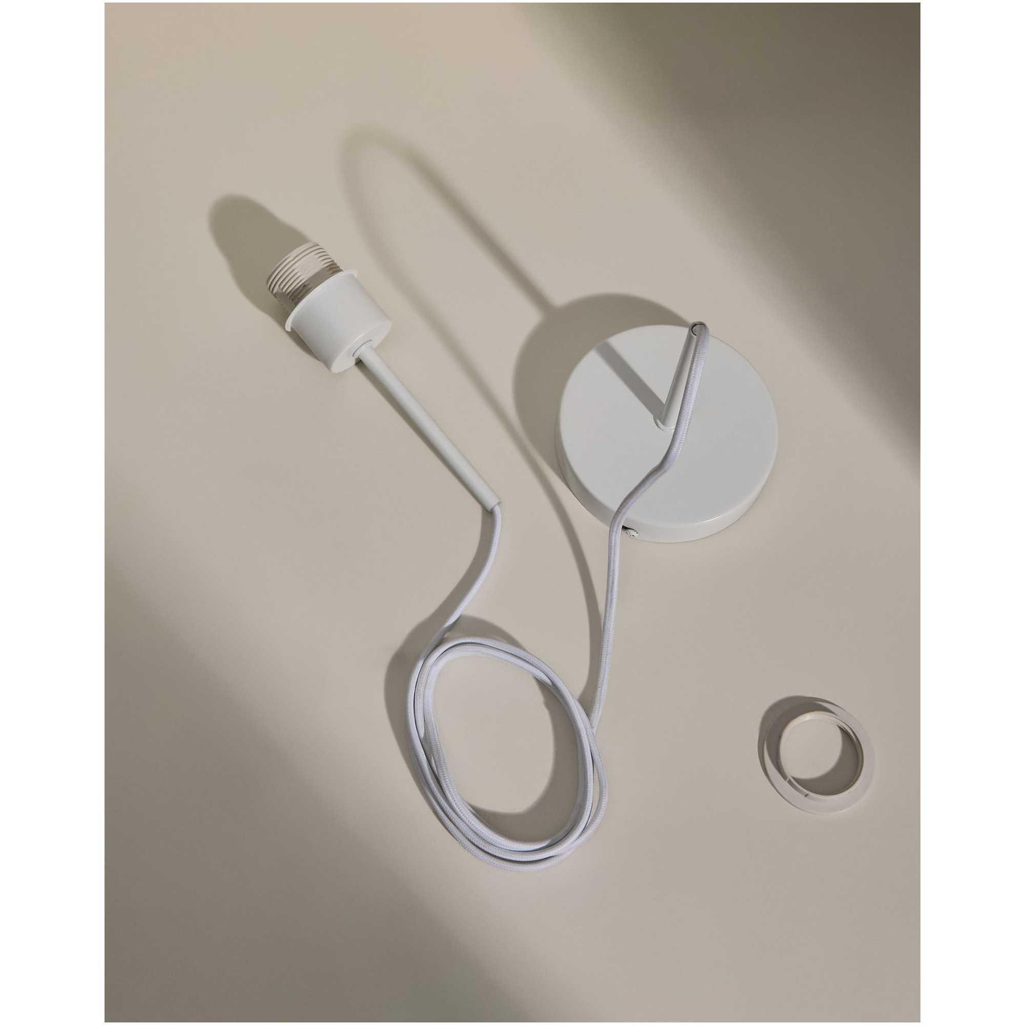 Lampenhalterung Fulvia aus Metall mit weissem Finish 250 cm
