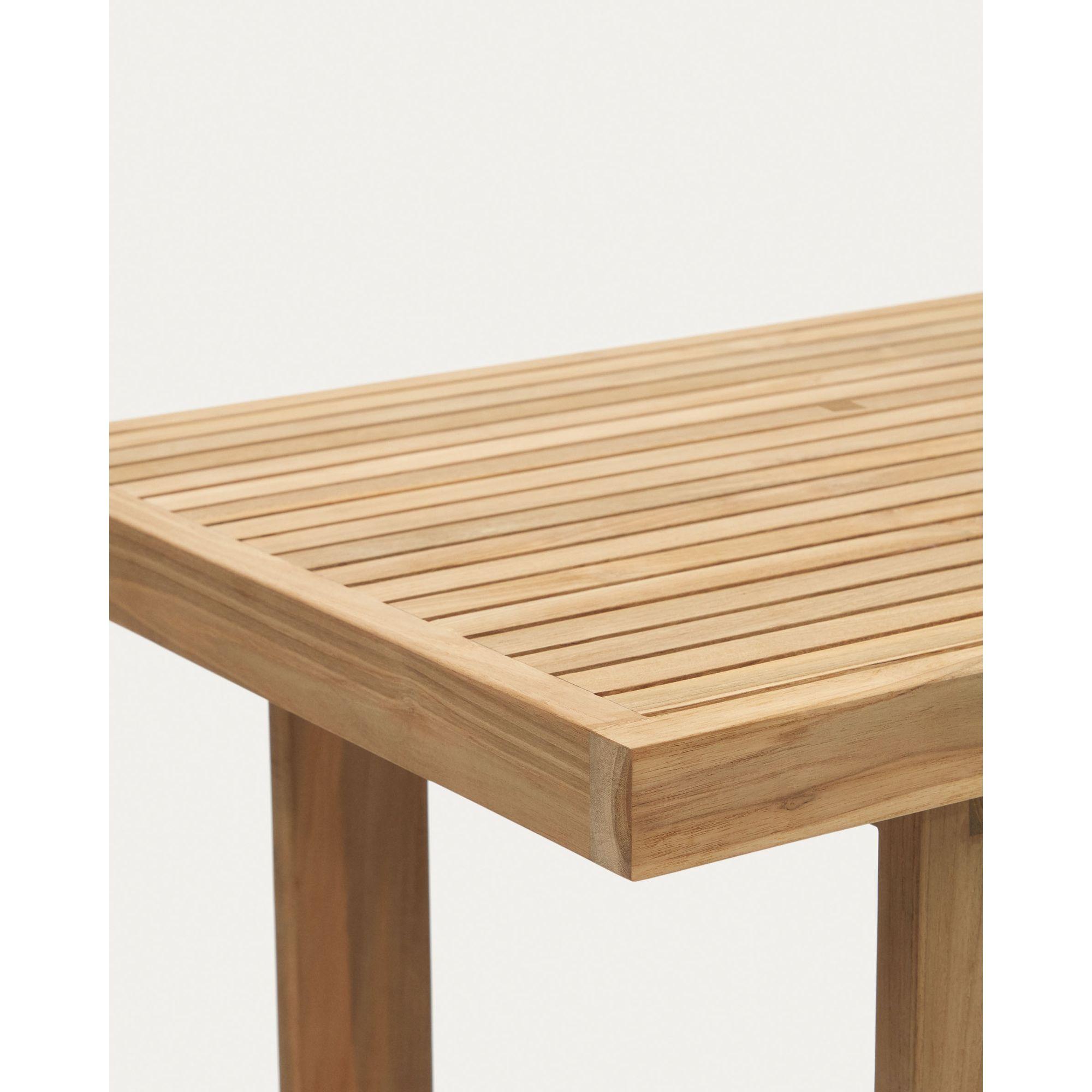 Garten Stehtisch Candell recyceltes Teakholz massiv 140x70