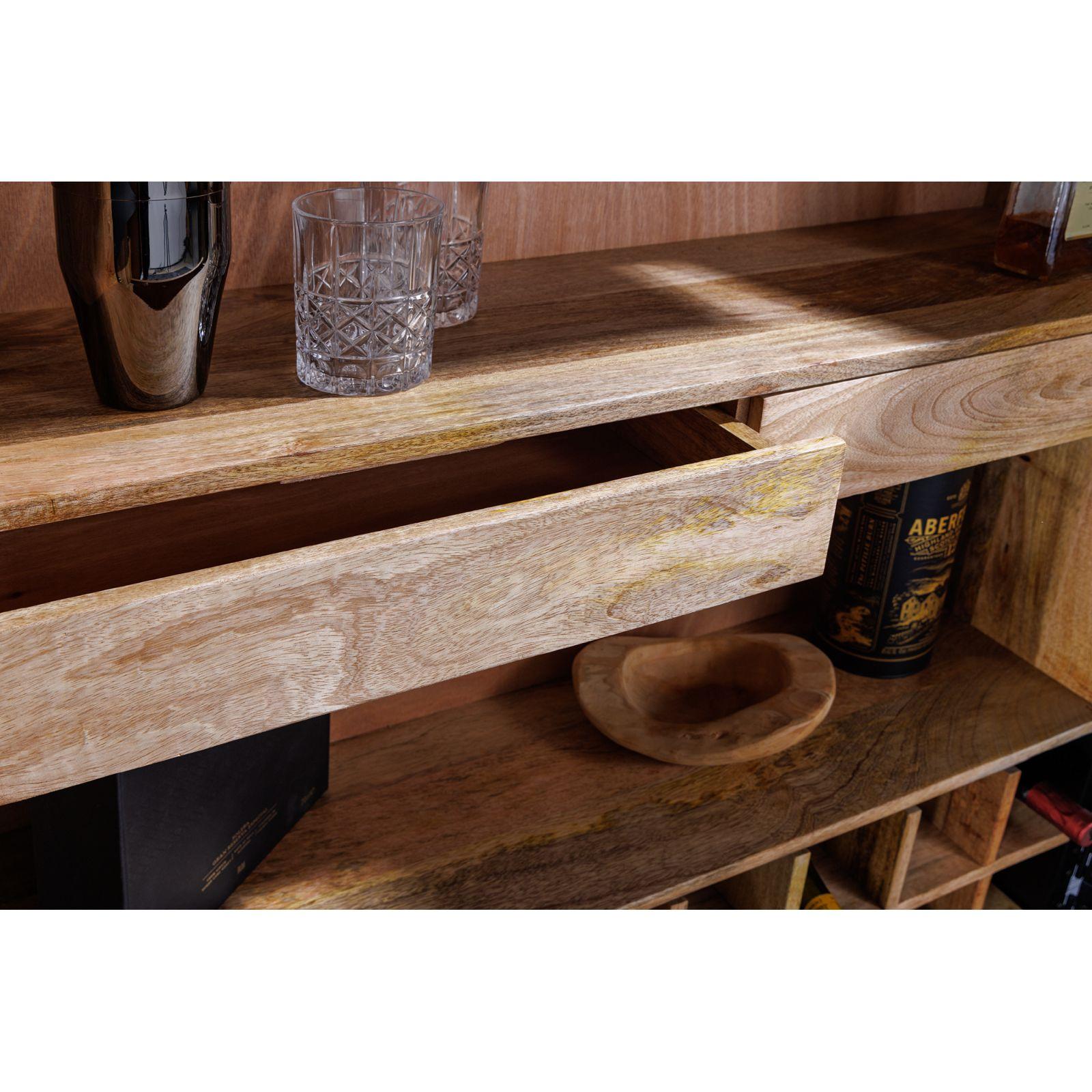 Barschrank Himalaya Mangoholz 95x141