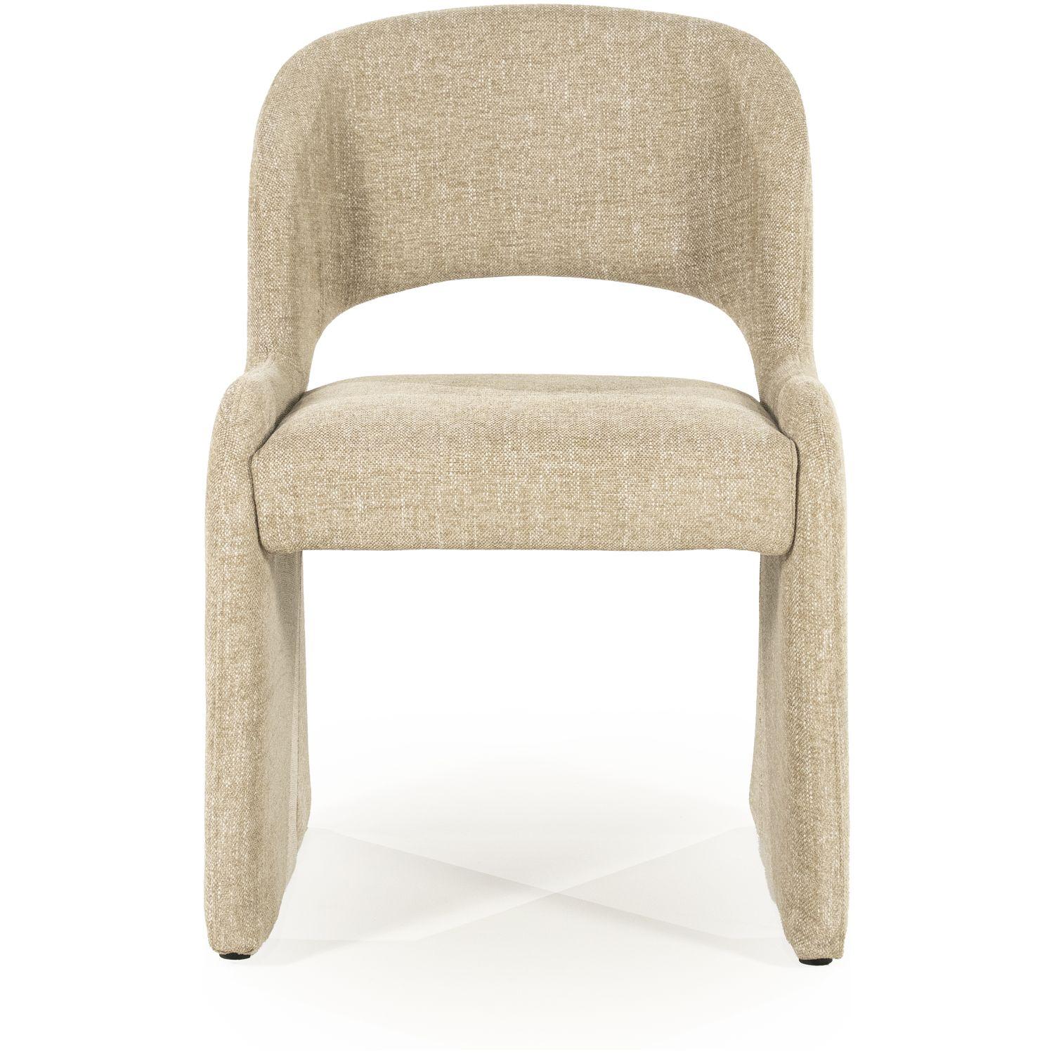 Design Polsterstuhl Serene Stoff taupe