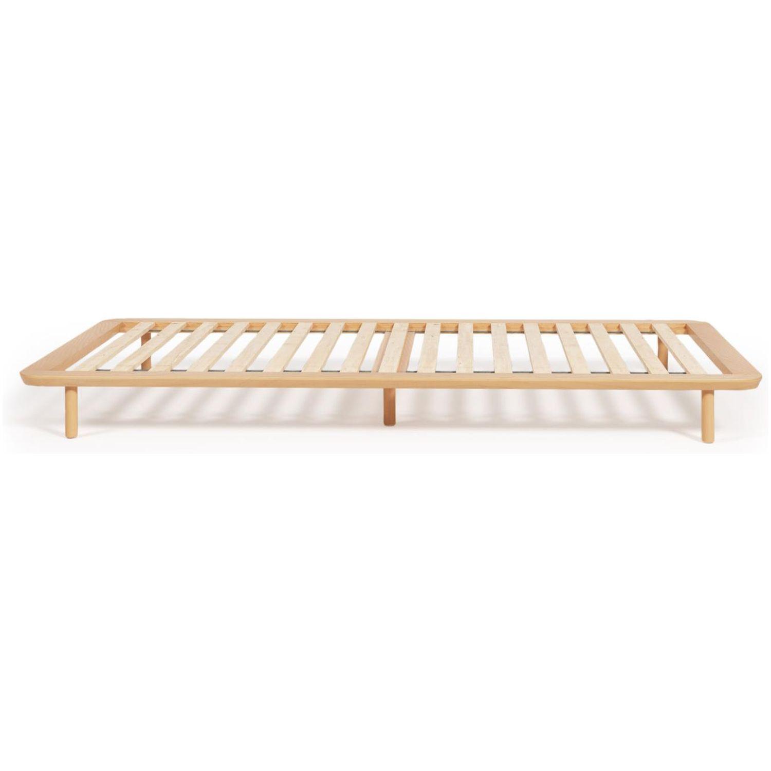 Bett Anielle aus massivem Eschenholz - Grösse: 90x200