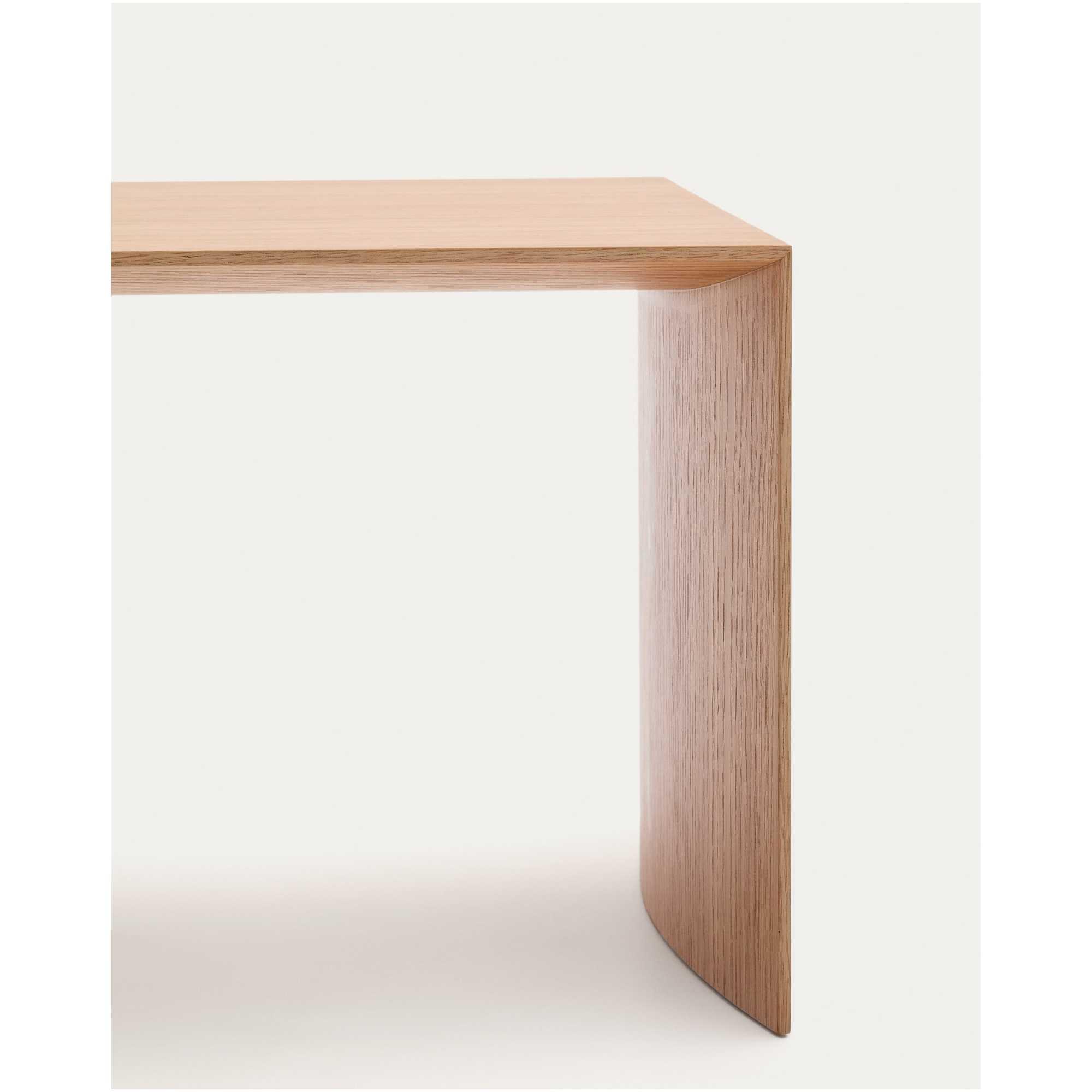 Beistelltisch Litto Eichenholzfurnier natur 55x40