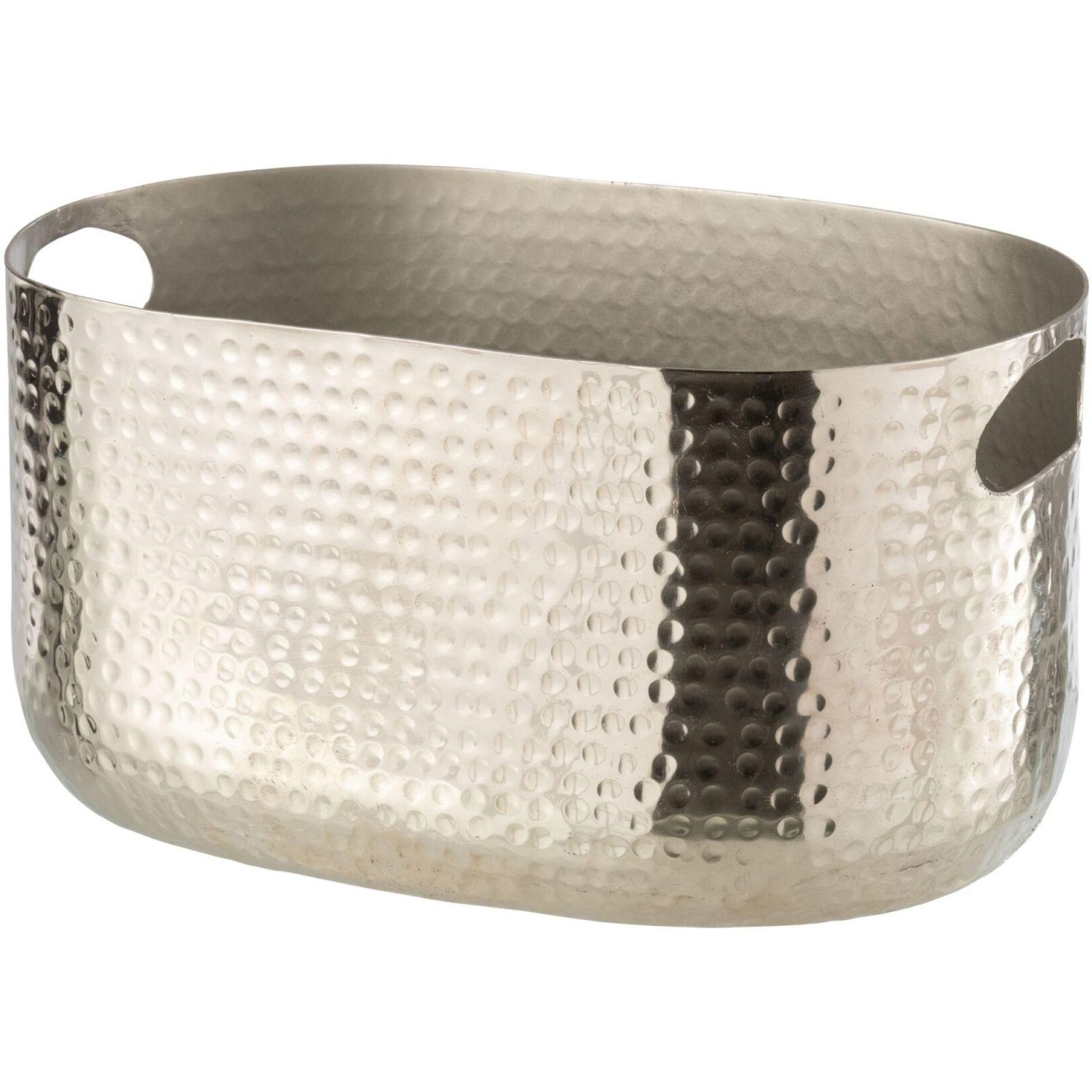 Sektkühler mit Griff Aluminium silber 40x24