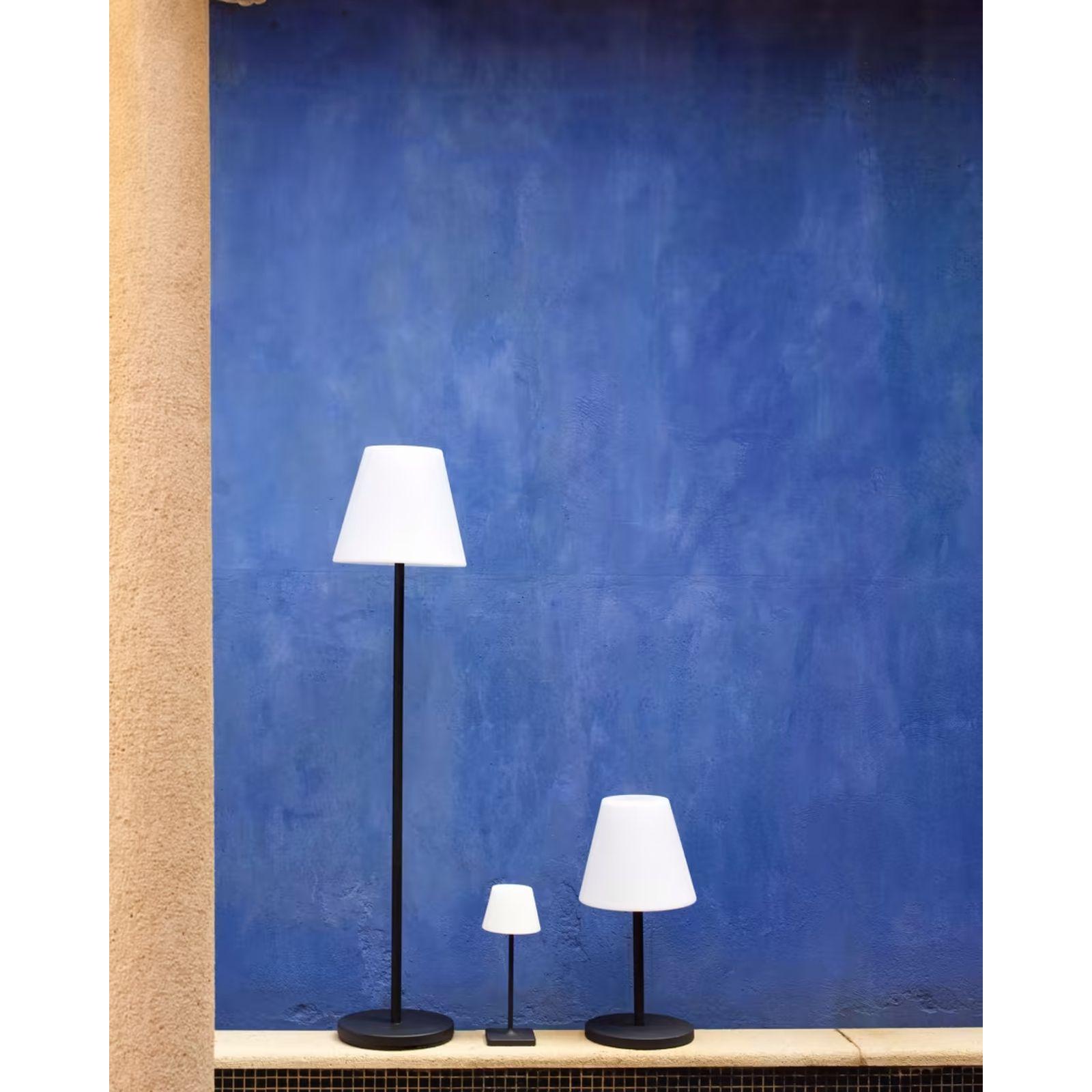 Garten Stehlampe Amy LED weiss-schwarz