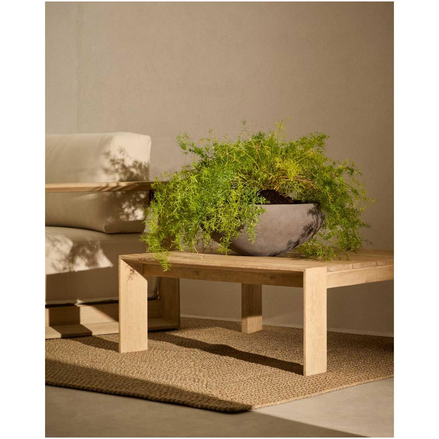 Blumentopf Nura Terrakotta mit Zementoptik (2er-Set)