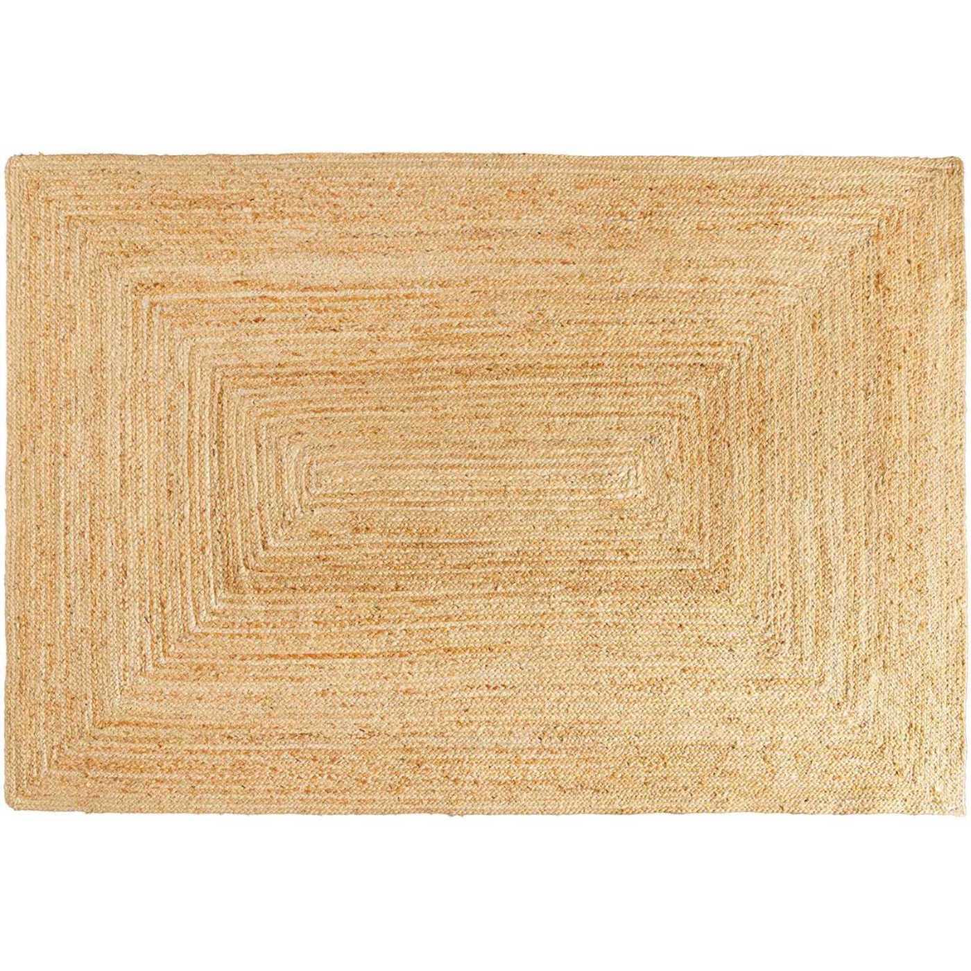Teppich rechteckig Jute natur 160x230
