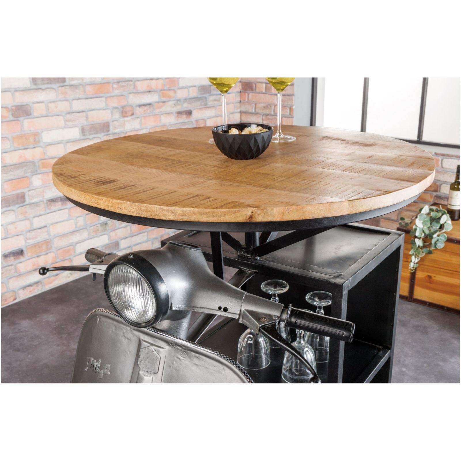 Bartisch Original Roller UNIKAT 115cm Upcycling