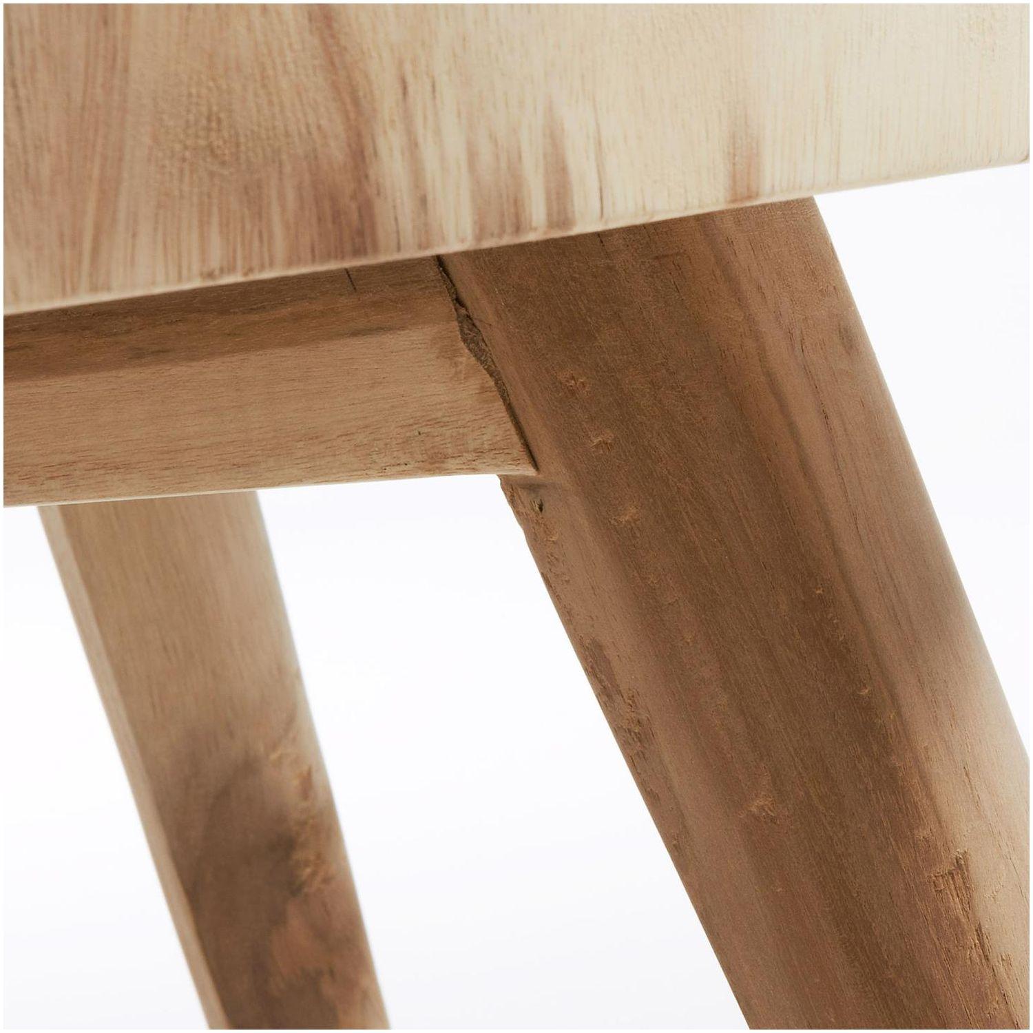 Couchtisch Baumstamm Mungurholz natur 65x65