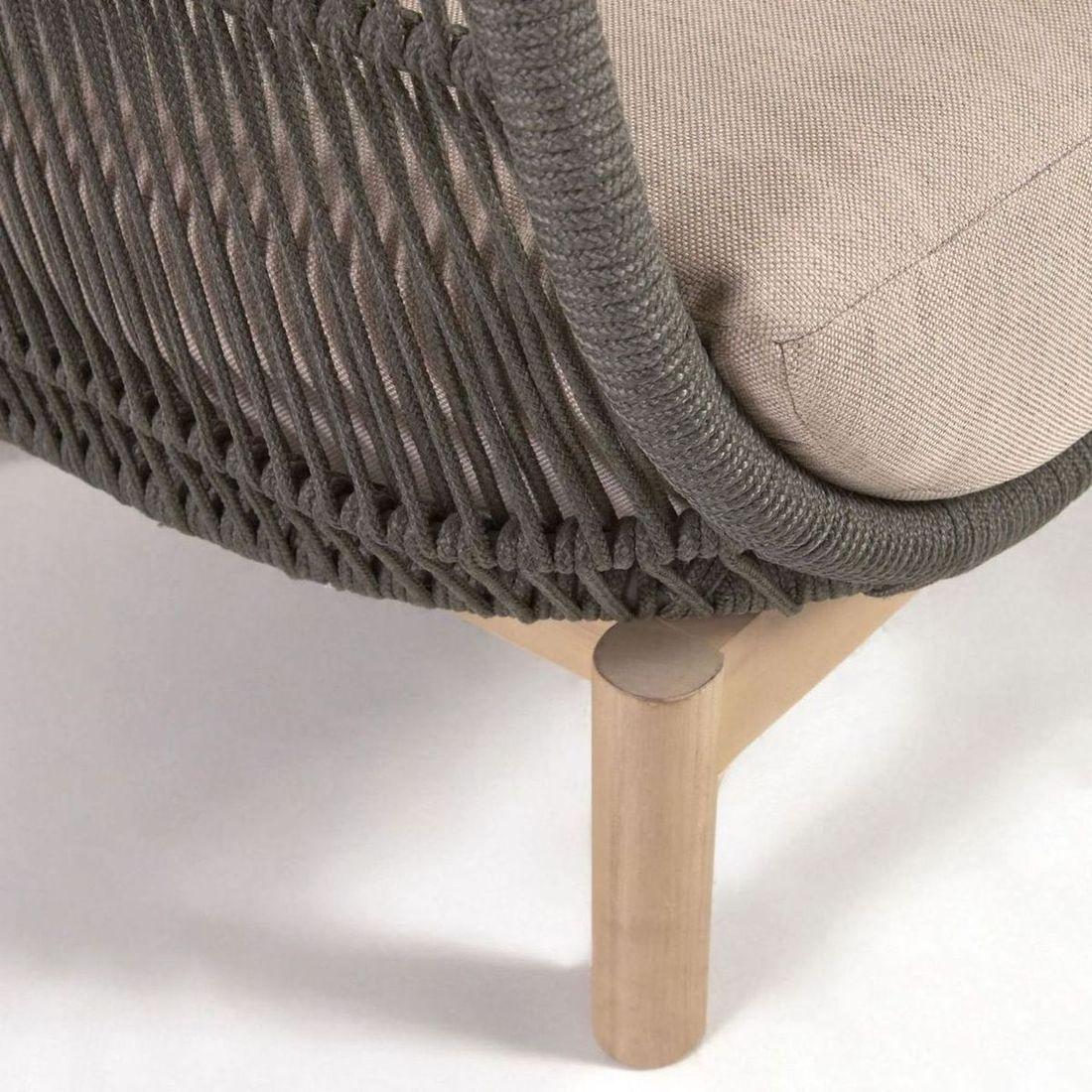 Gartensessel Catalina Cord Rope grün Akazienholz FSC