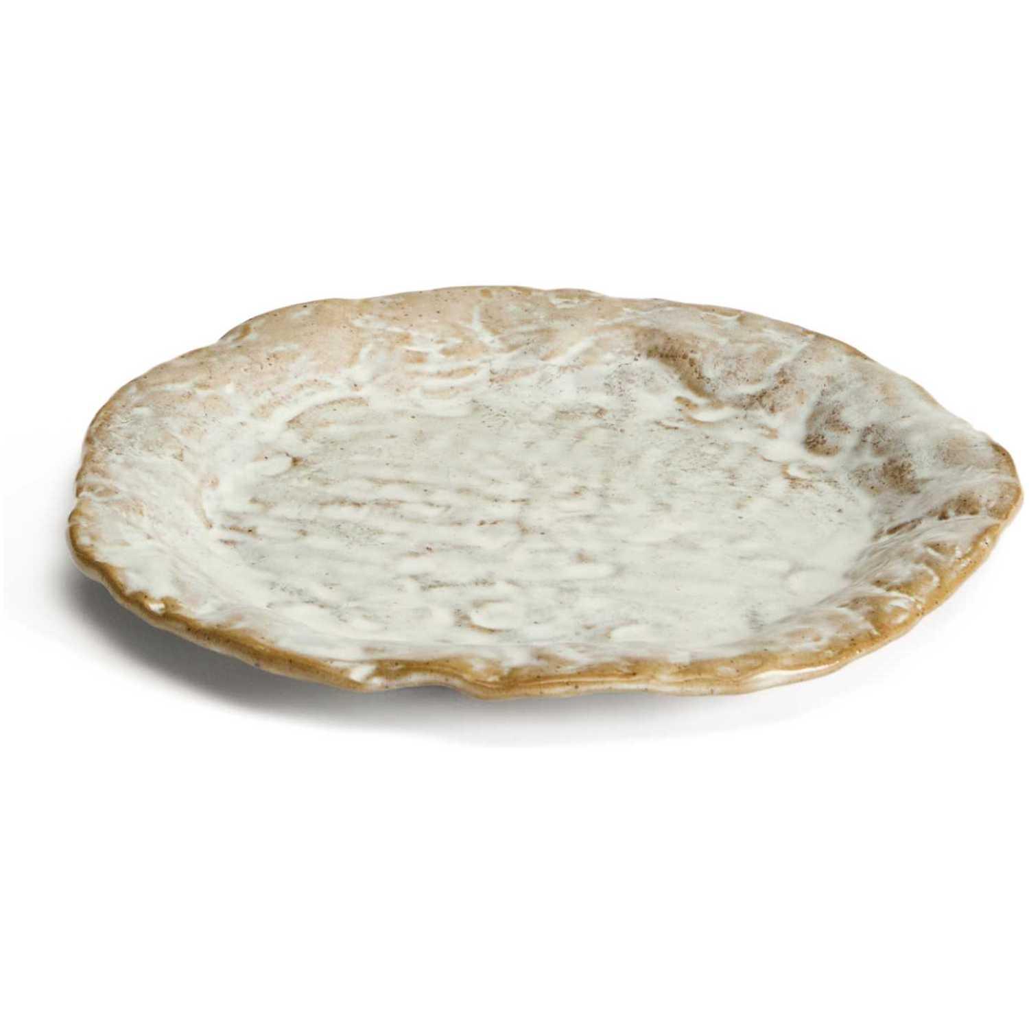 Dessertteller Alenia aus grauer Keramik