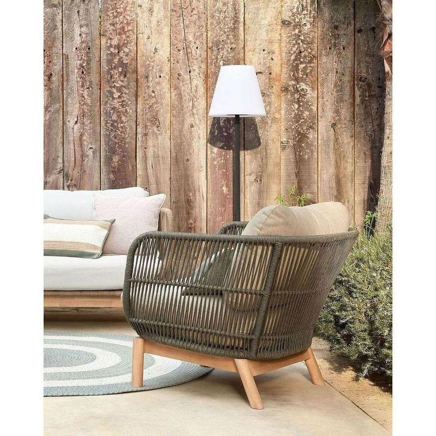 Gartensessel Catalina Cord Rope grün Akazienholz FSC