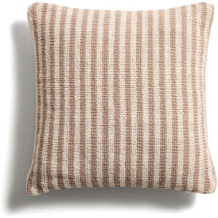 Garten Kissenbezug Dirome 100% PET beige gestreift 45x45
