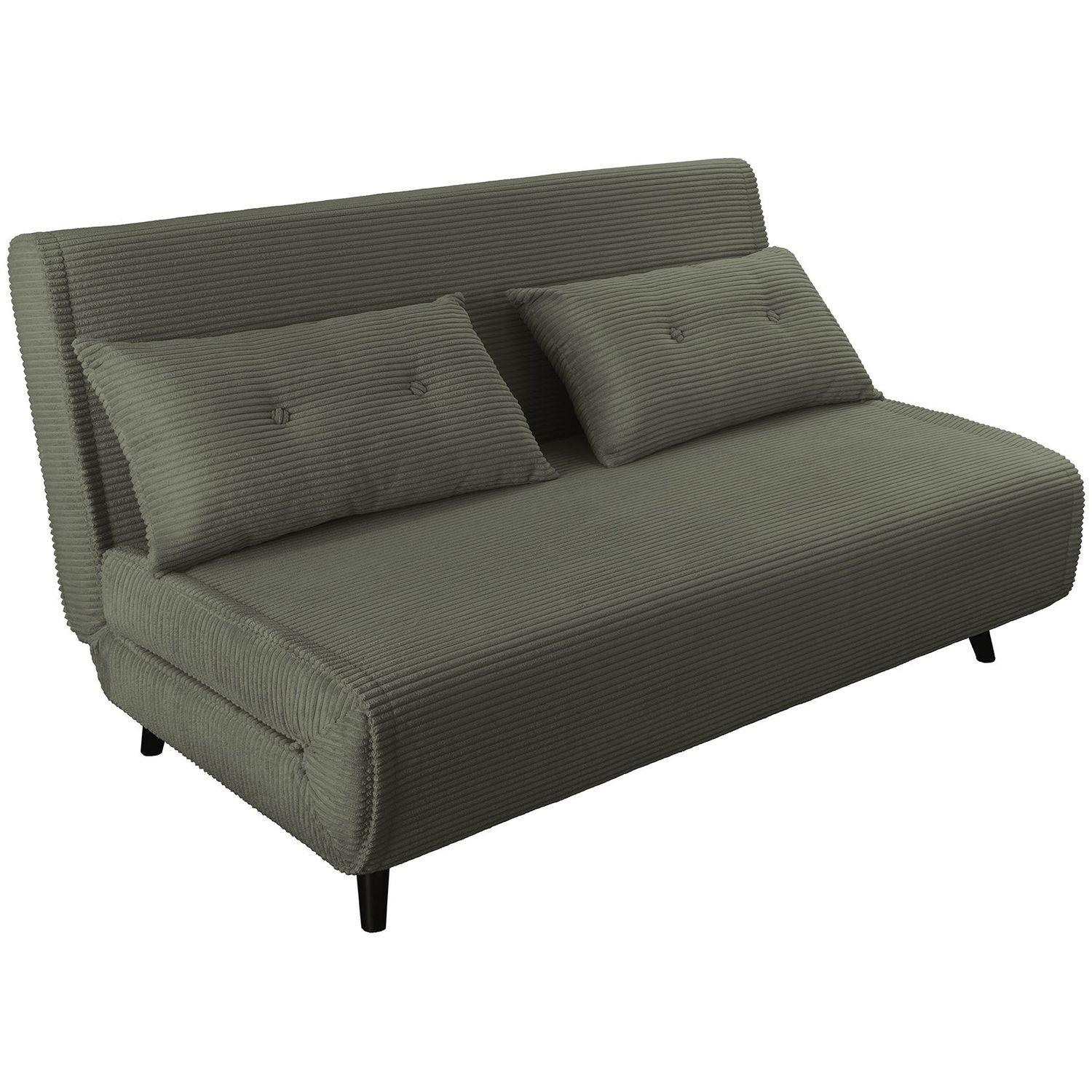 Bettsofa Copenhagen Cord Stoff grün 140