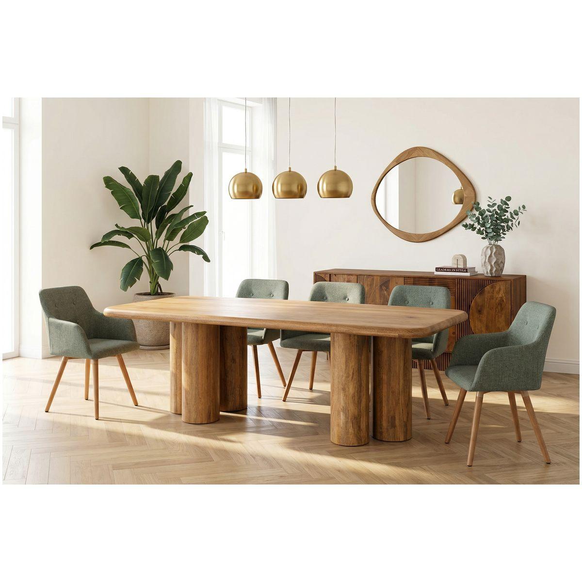 Esstisch Bigfoot Mangoholz massiv 240x100
