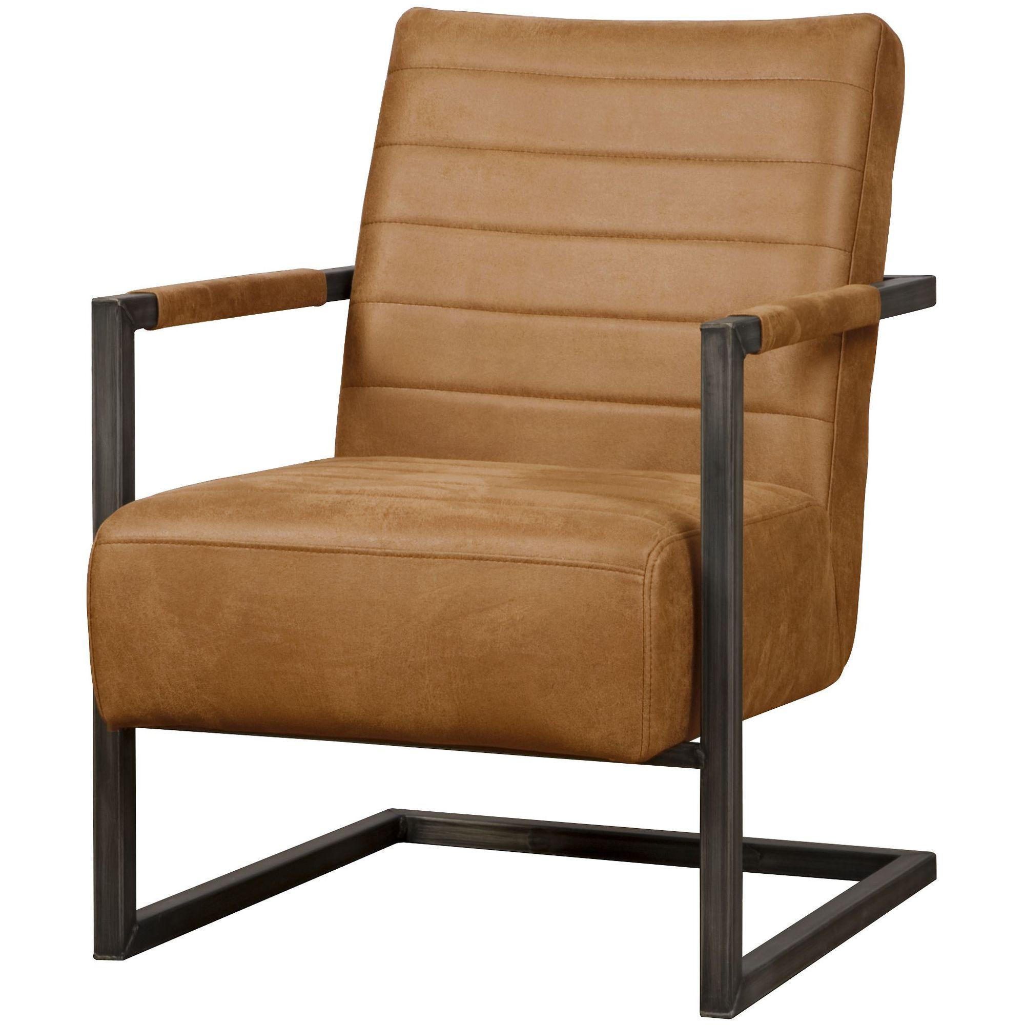 Armlehnsessel Bomio cognac