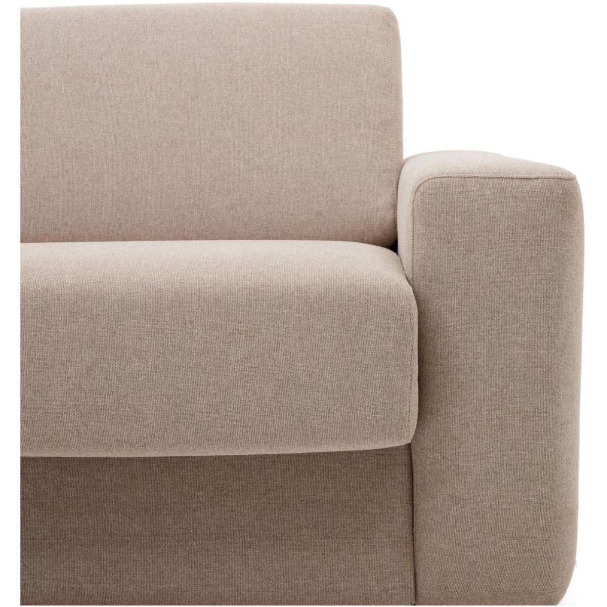 Bettsofa Anley Stoff Beige - Breite: 204cm