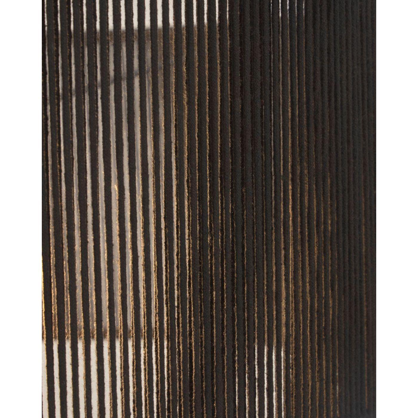 Cantia Lampenschirm für Deckenlampe aus Baumwolle schwarz Ø 47 cm