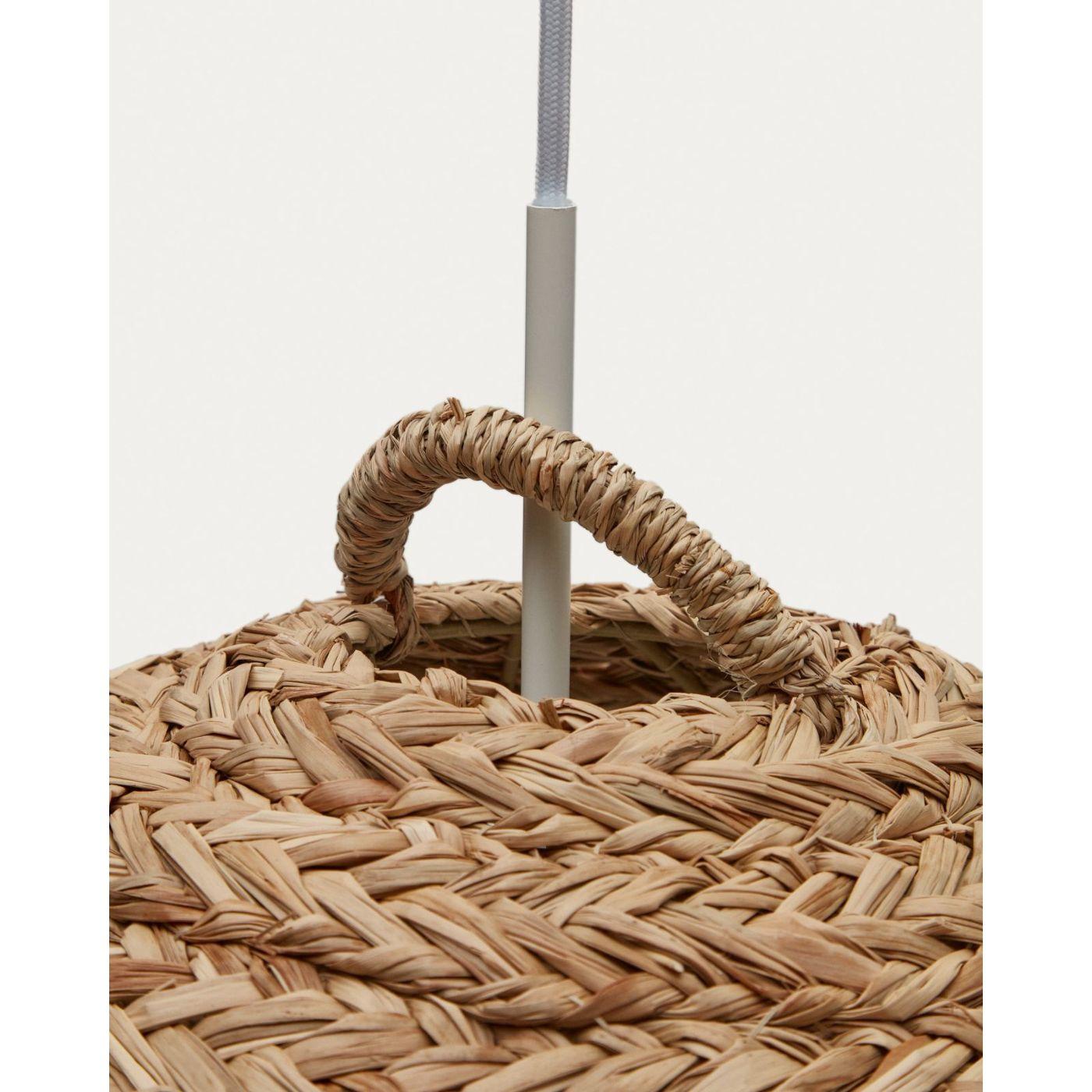 Fonteta Lampenschirm für Pendelleuchte aus Naturfasern mit natürlchem Finish Ø 60 cm